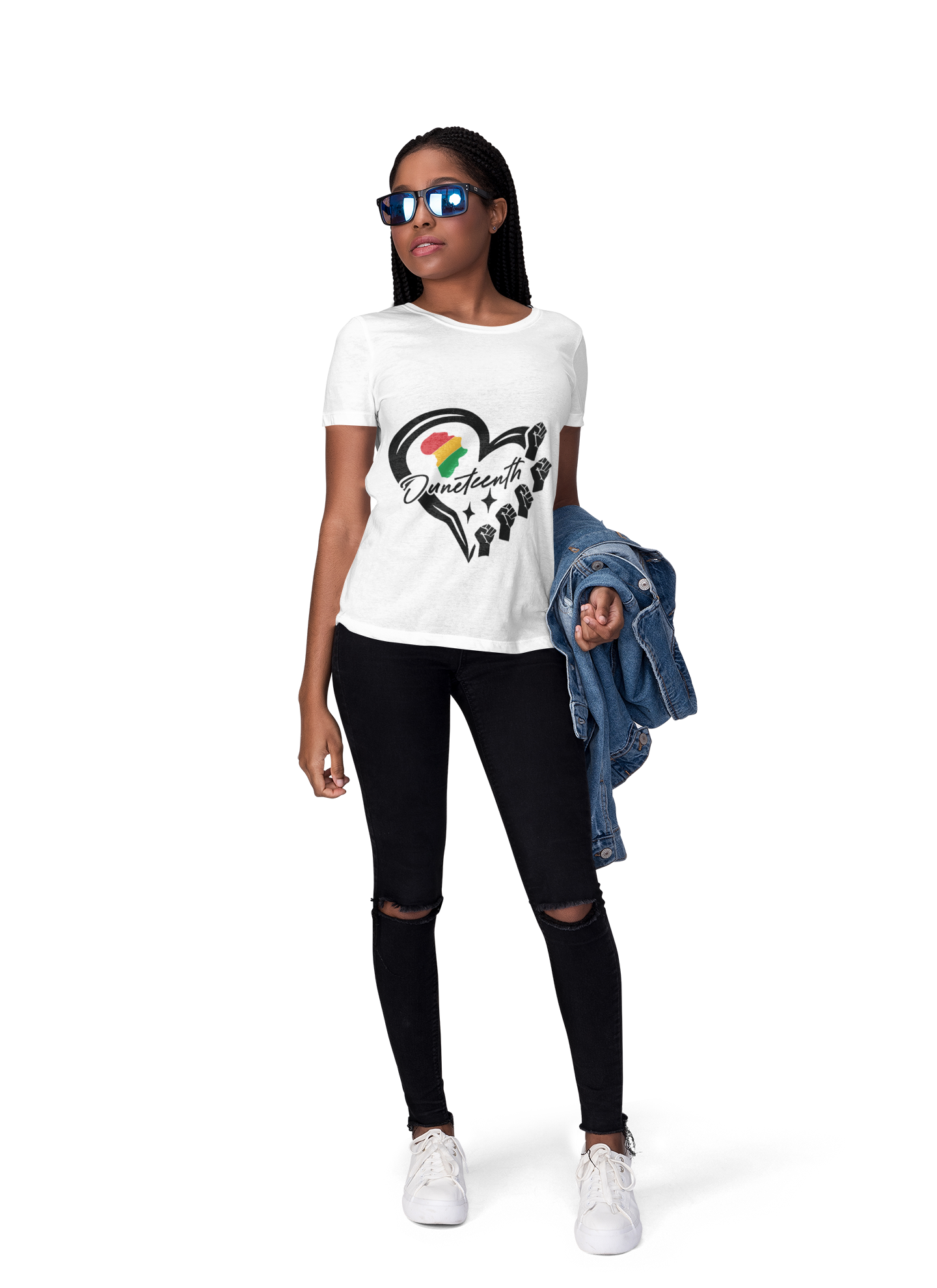 Juneteenth Heart Unisex T-Shirt product thumbnail image Juneteenth Heart Unisex T-Shirt product thumbnail image