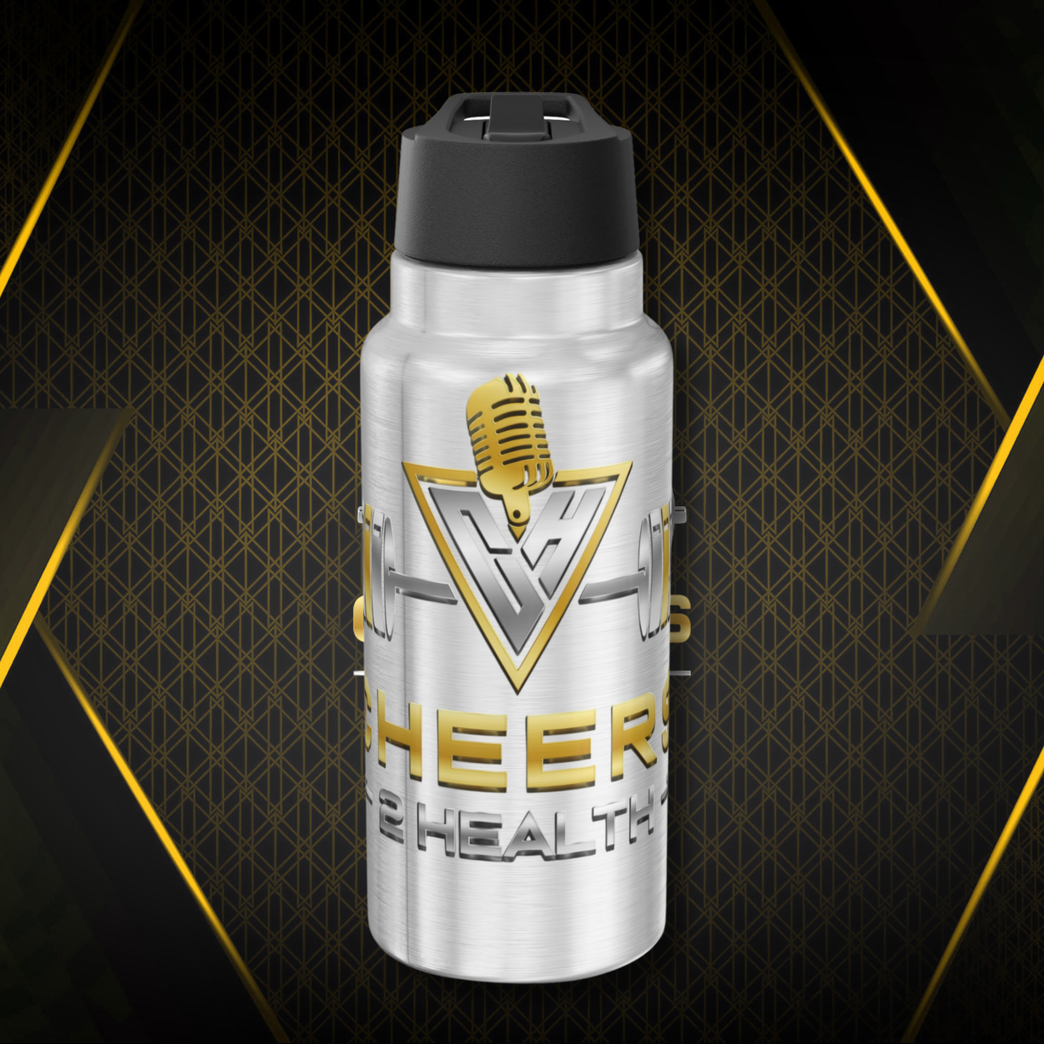 32oz Gator Tumbler Water Bottle - Stay Hydrated C2H Design 32oz Gator Tumbler Water Bottle - Stay Hydrated C2H Design