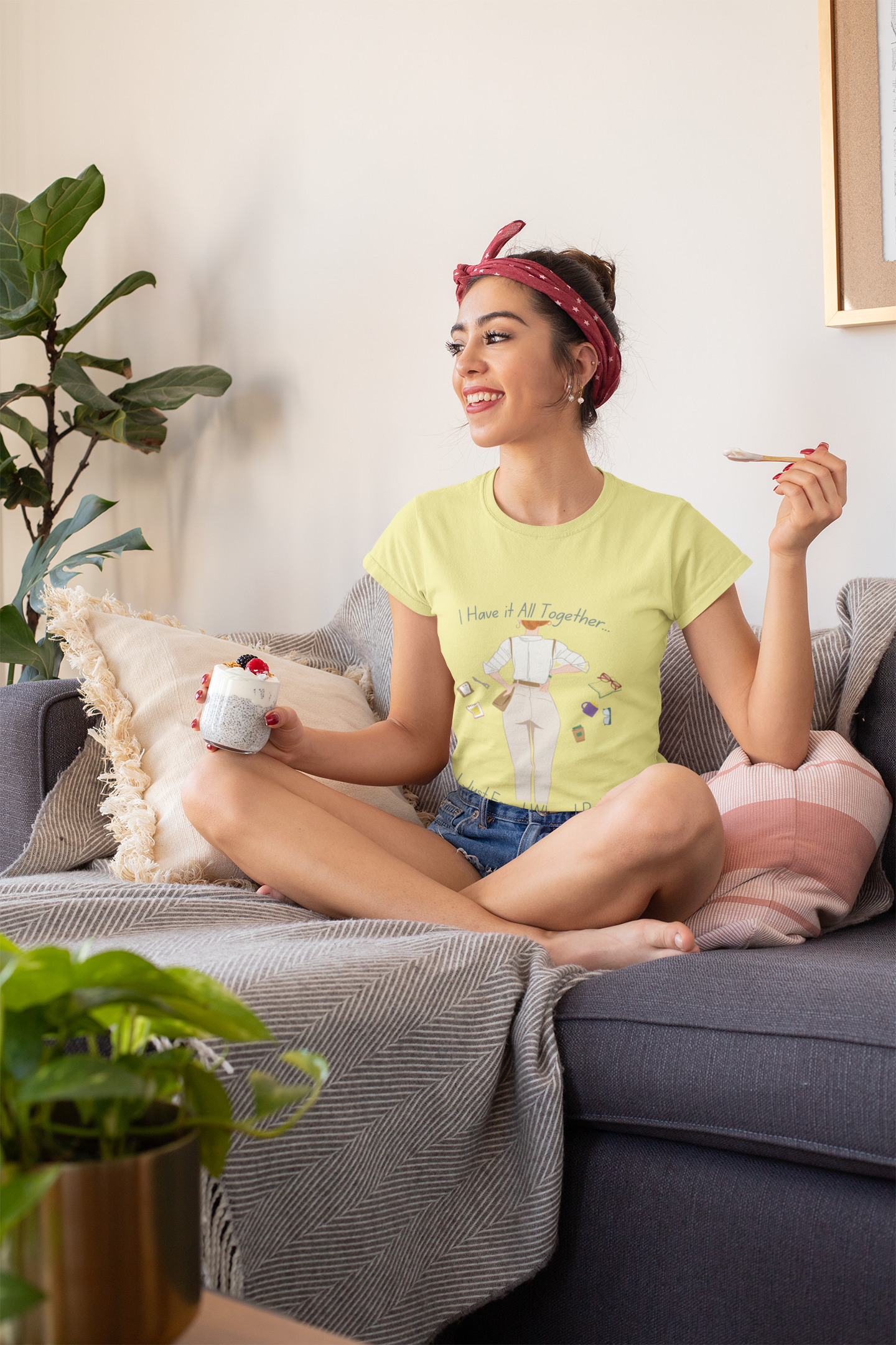 Funny Mom T-Shirt – “I Have It All Together… I Just Forgot Where I Put It” – Relatable Chaos Quote Tee – Soft Unisex Shirt – Humor Gift for Women &amp; Moms product thumbnail image