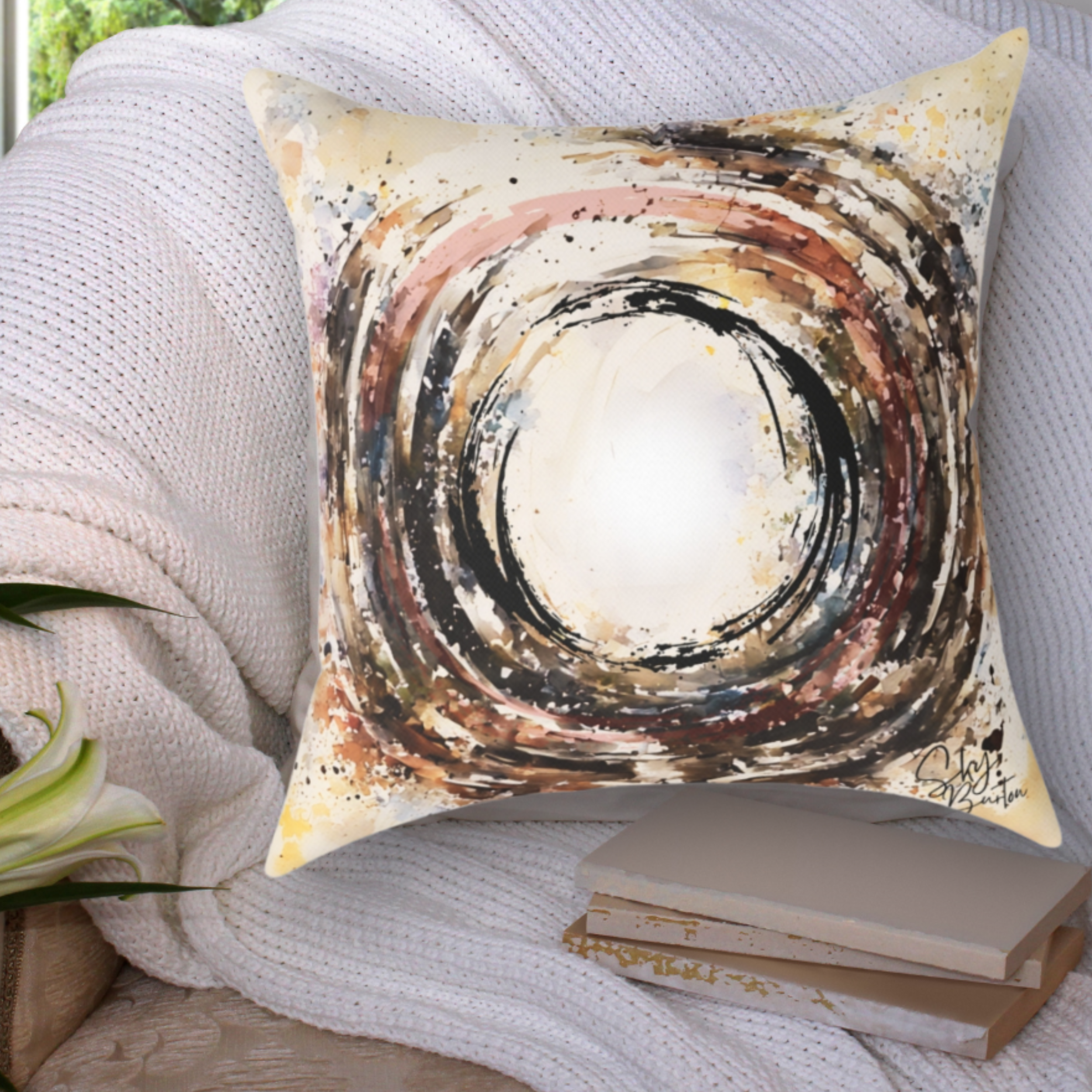 Always A Way Out Square Poly Canvas Pillow Always A Way Out Square Poly Canvas Pillow