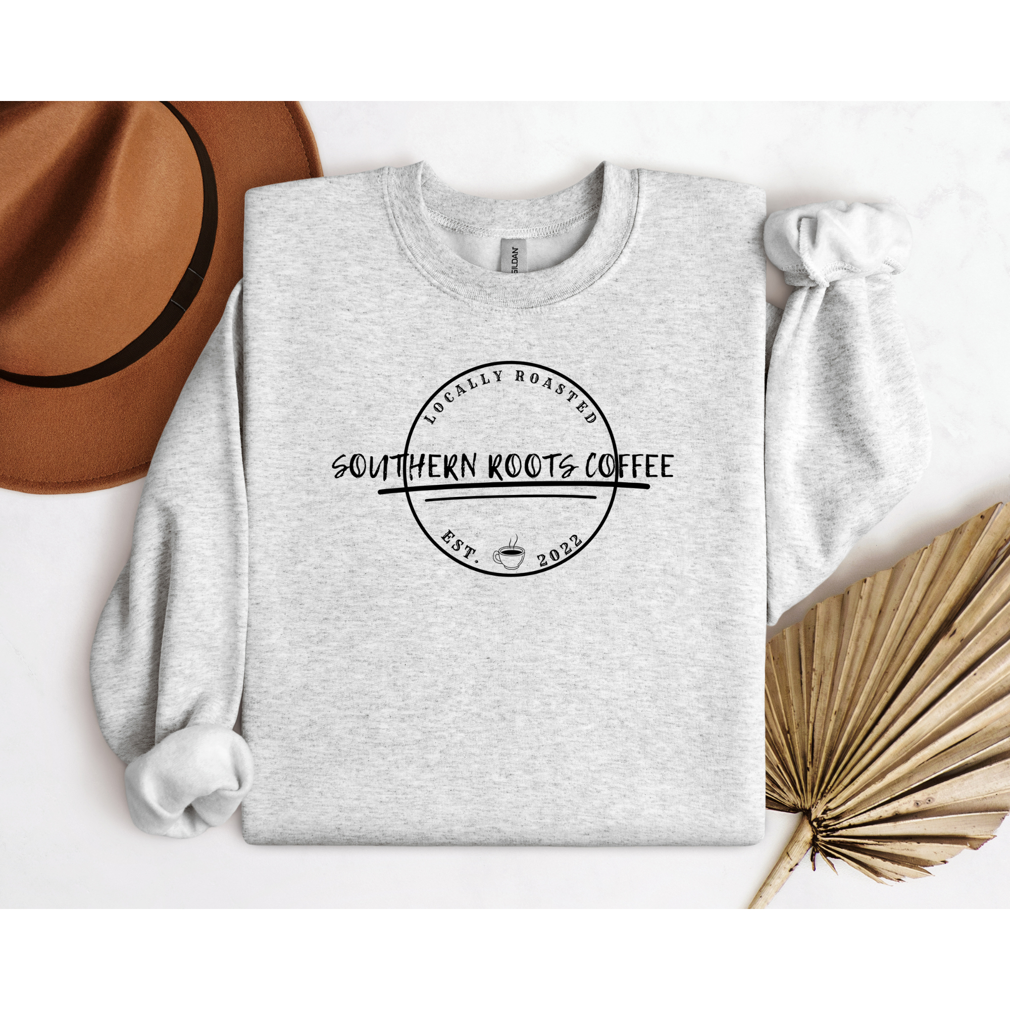 Southern Roots Coffee Crewneck Sweatshirt product thumbnail image Southern Roots Coffee Crewneck Sweatshirt product thumbnail image