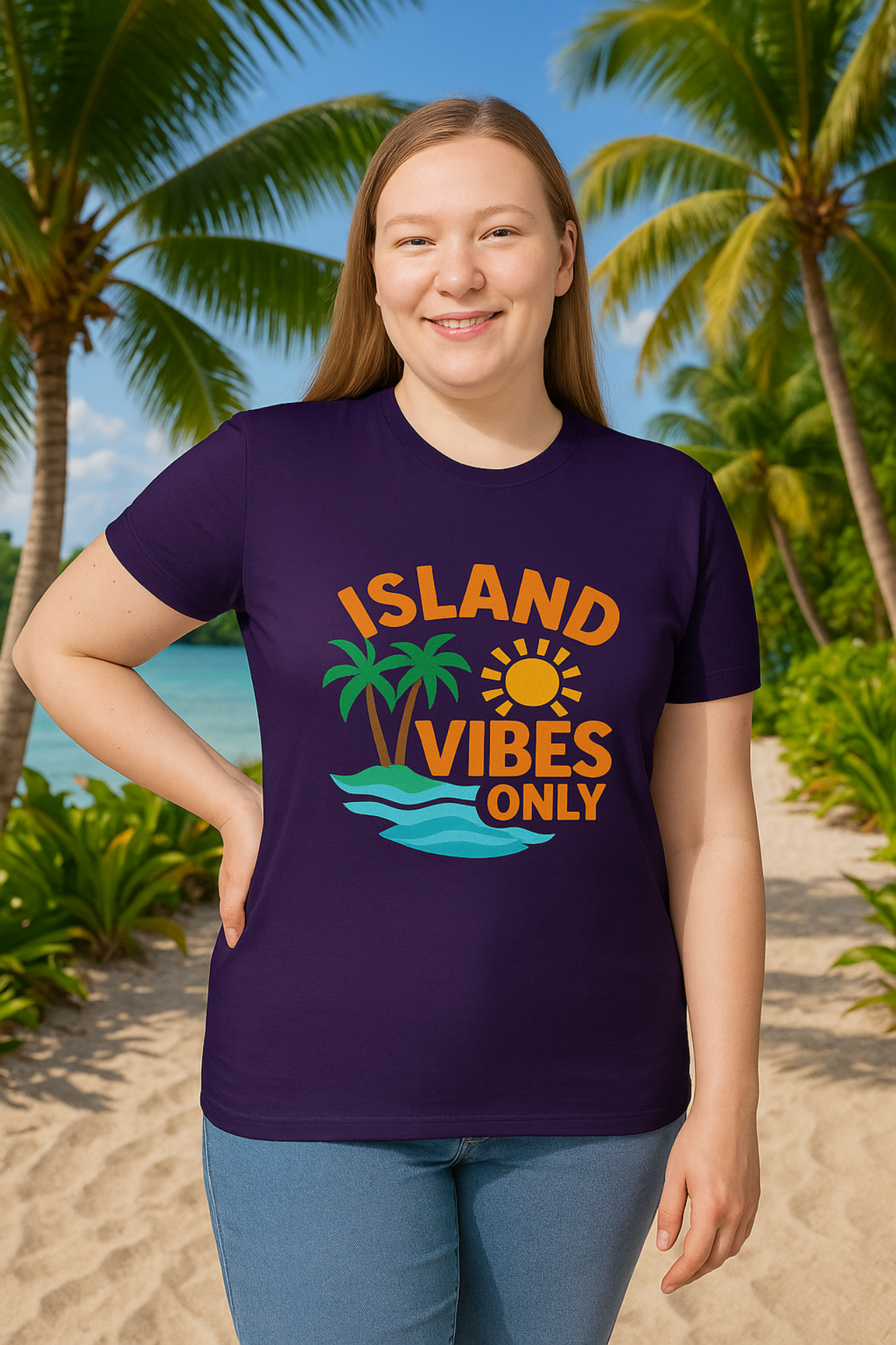 Tropical Vibes T-Shirt, Island Vibes Only Tee, Summer Beach Shirt, Vacation Outfit, Gift for Ocean Lovers product thumbnail image Tropical Vibes T-Shirt, Island Vibes Only Tee, Summer Beach Shirt, Vacation Outfit, Gift for Ocean Lovers product thumbnail image