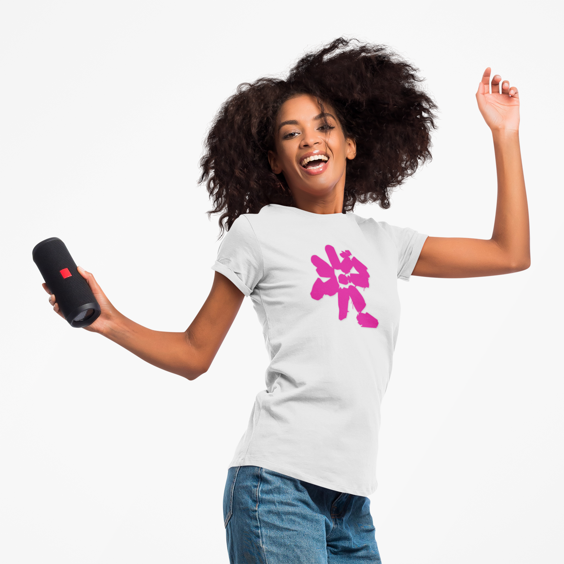 Unisex Dazie Pink 100% Cotton Crew Tee product thumbnail image Unisex Dazie Pink 100% Cotton Crew Tee product thumbnail image
