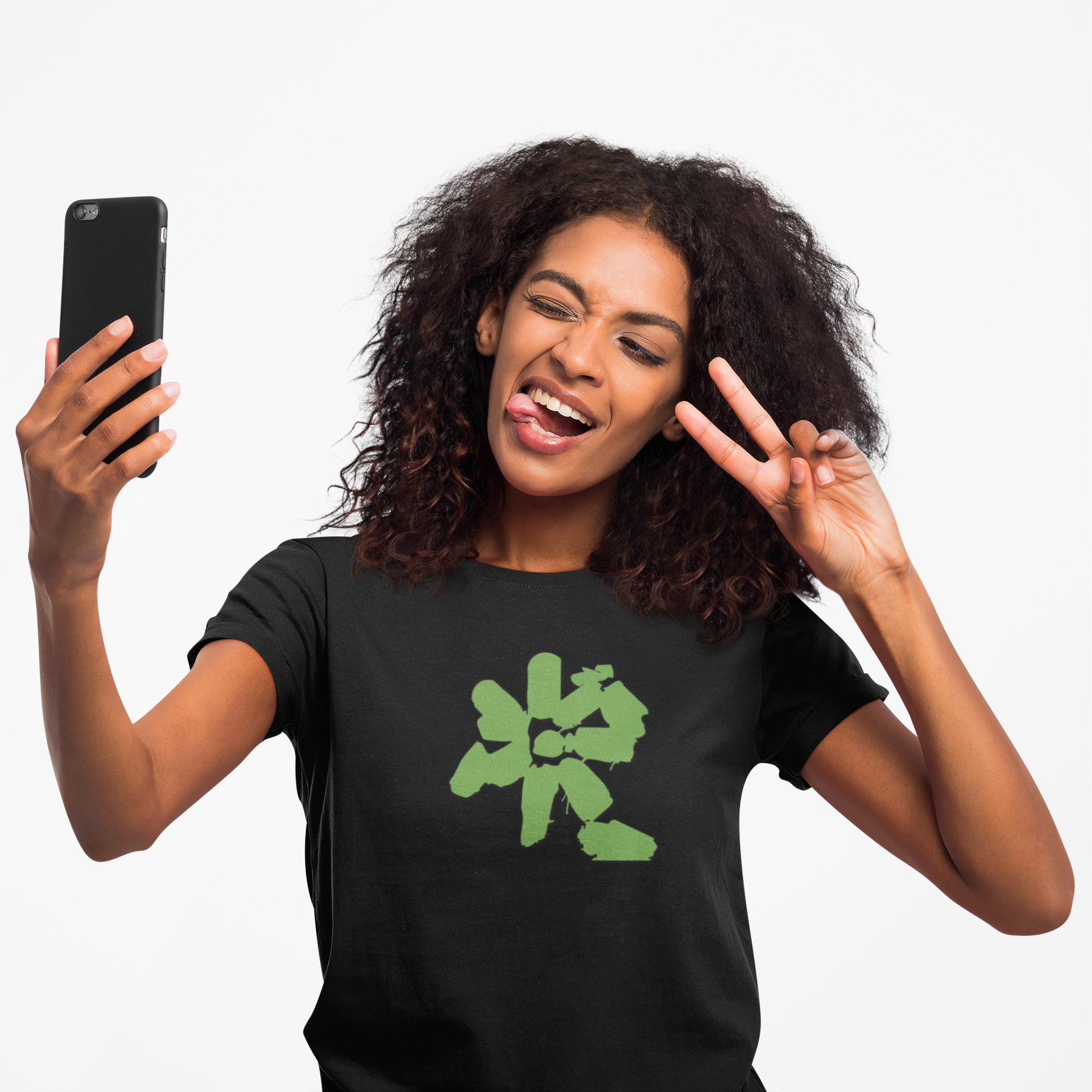 Unisex Dazie Green 100% Cotton Crew Tee product thumbnail image Unisex Dazie Green 100% Cotton Crew Tee product thumbnail image