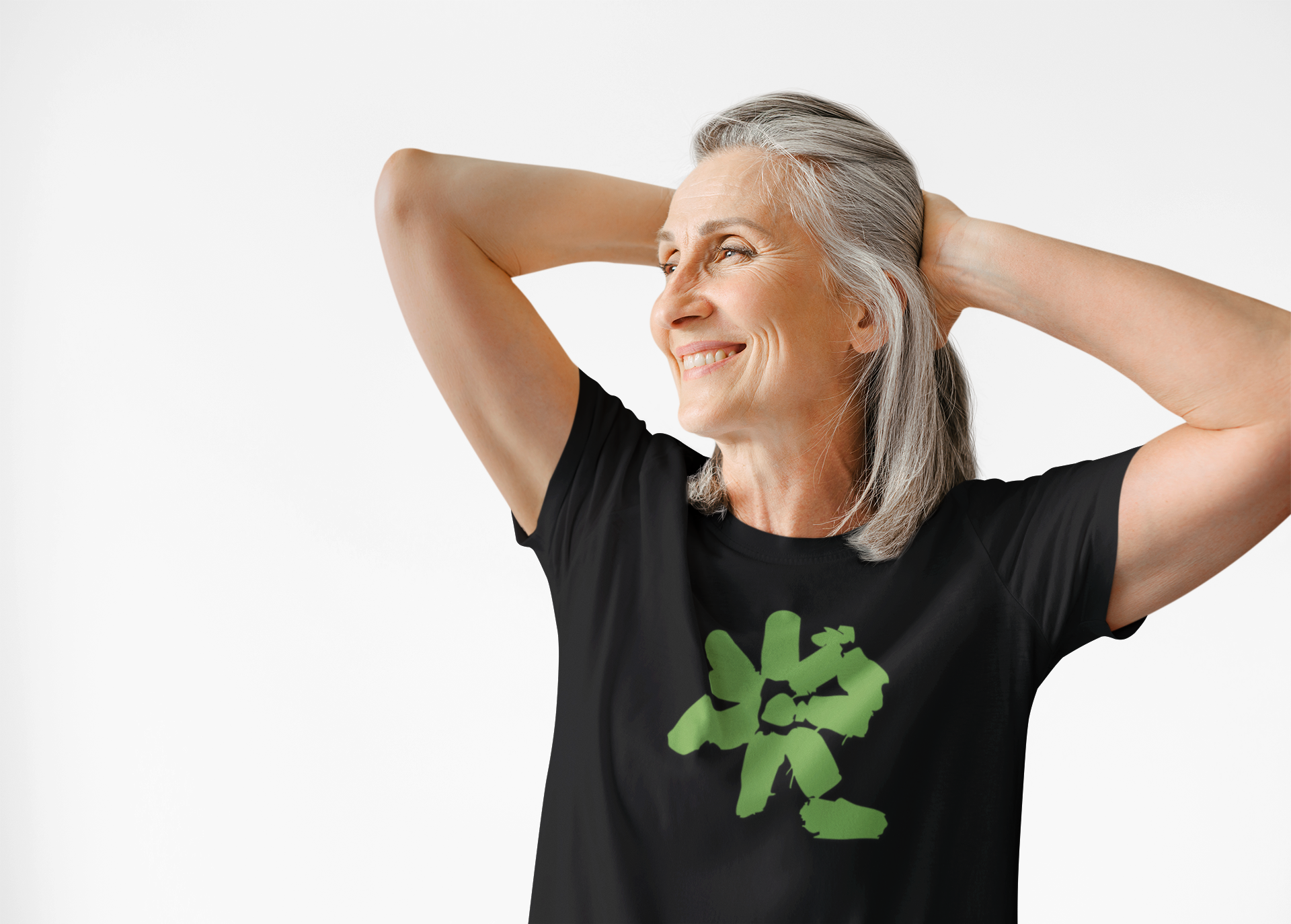 Women's Dazie Green 100% Cotton Tee product thumbnail image Women's Dazie Green 100% Cotton Tee product thumbnail image