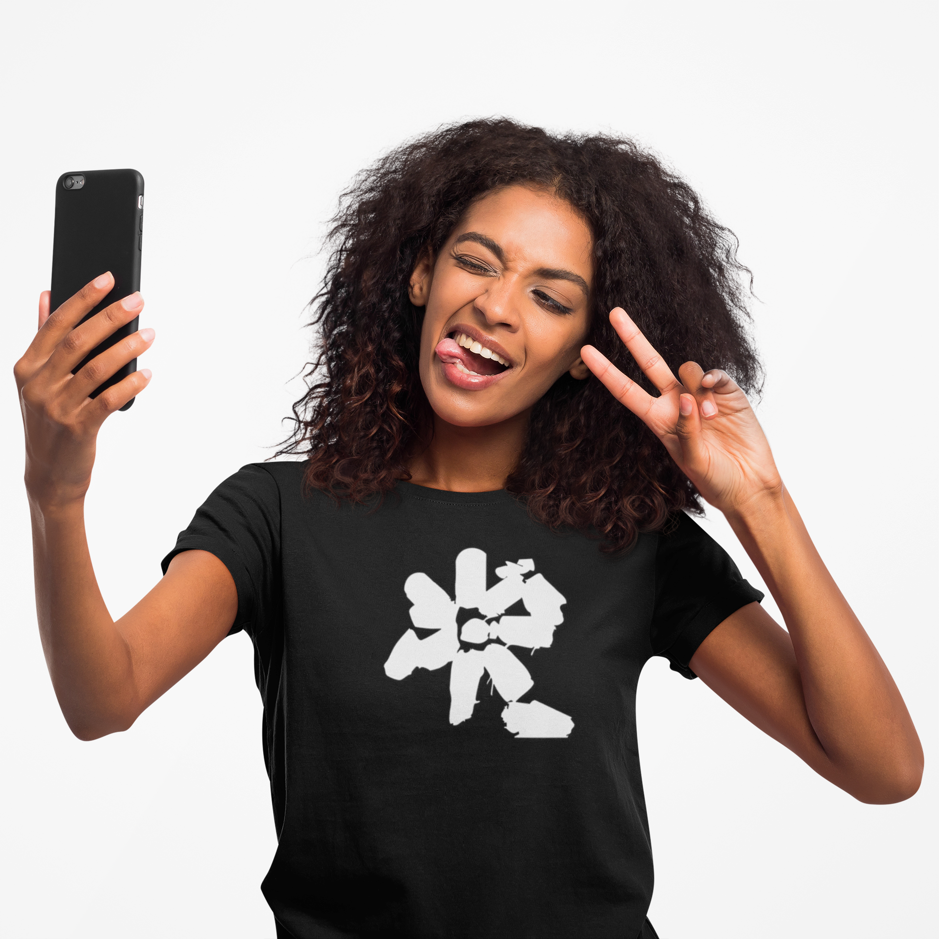 Women's Dazie White 100% Cotton Tee product thumbnail image Women's Dazie White 100% Cotton Tee product thumbnail image