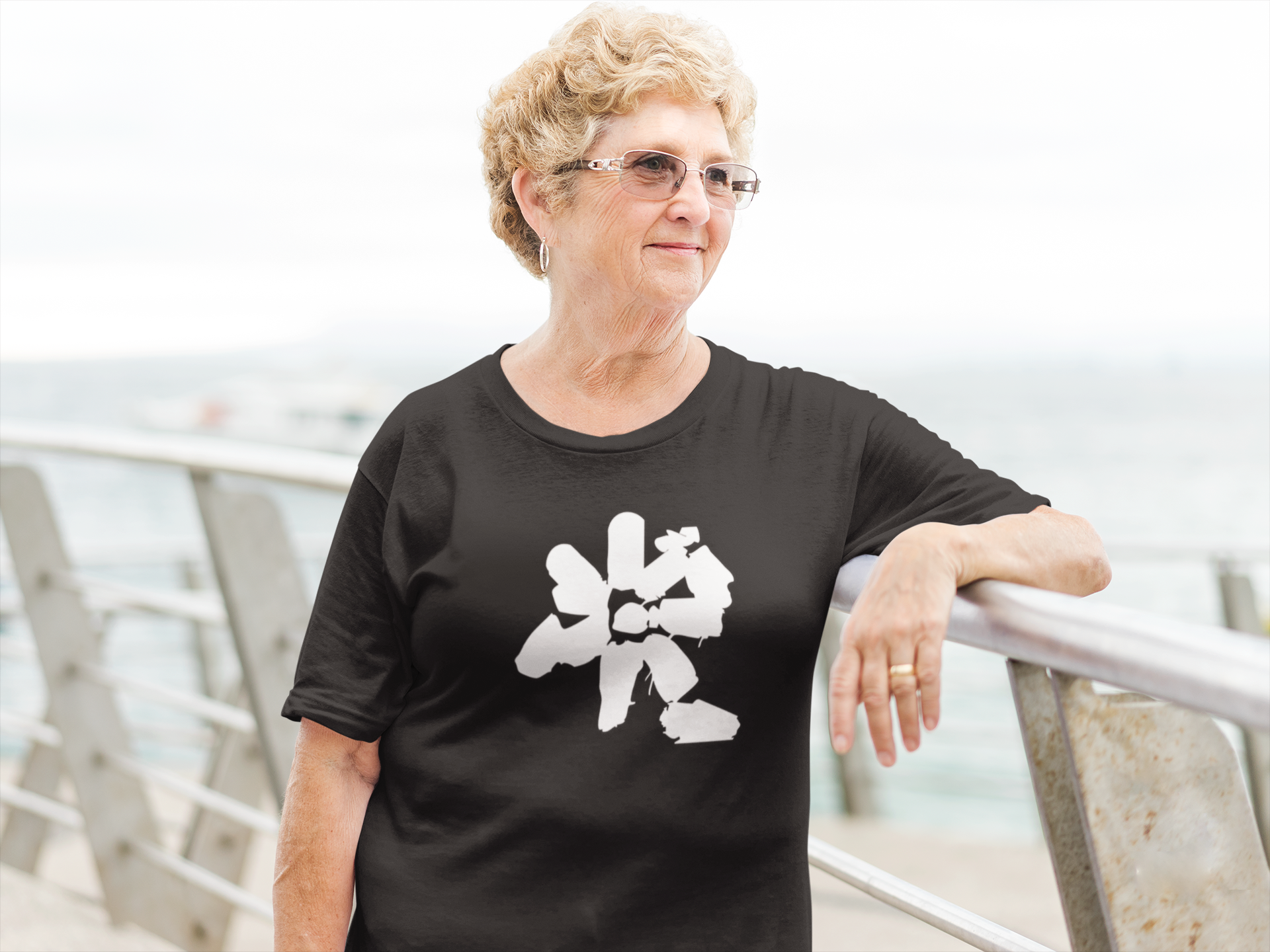 Women's Dazie White 100% Cotton Tee product thumbnail image Women's Dazie White 100% Cotton Tee product thumbnail image