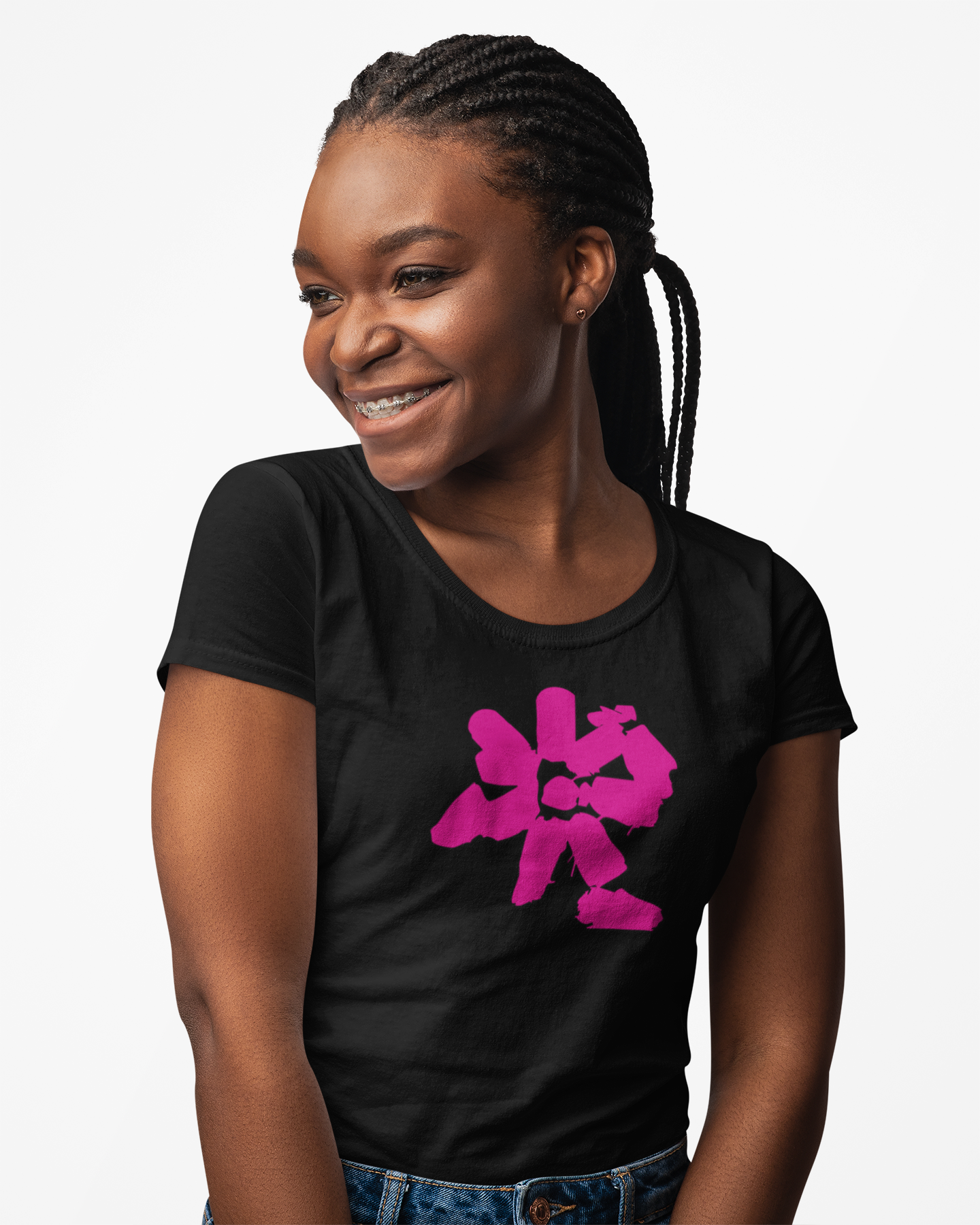 Women's Dazie Pink 100% Cotton Tee product thumbnail image Women's Dazie Pink 100% Cotton Tee product thumbnail image