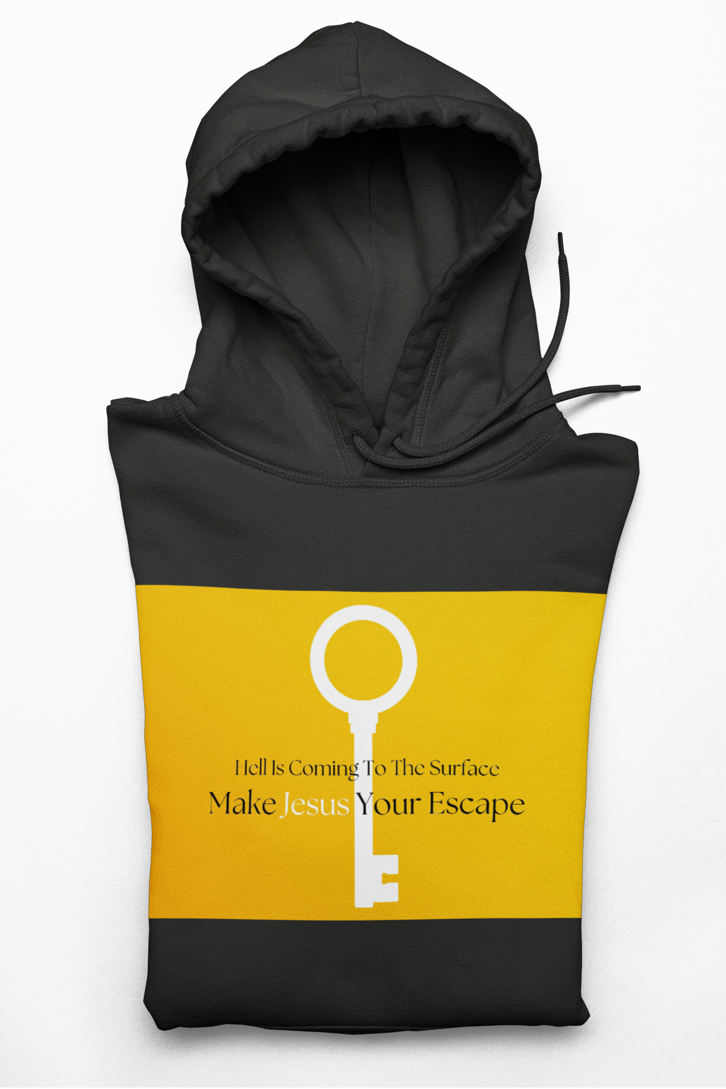 Christian Unisex College Hoodie - Jesus is the Key product thumbnail image Christian Unisex College Hoodie - Jesus is the Key product thumbnail image