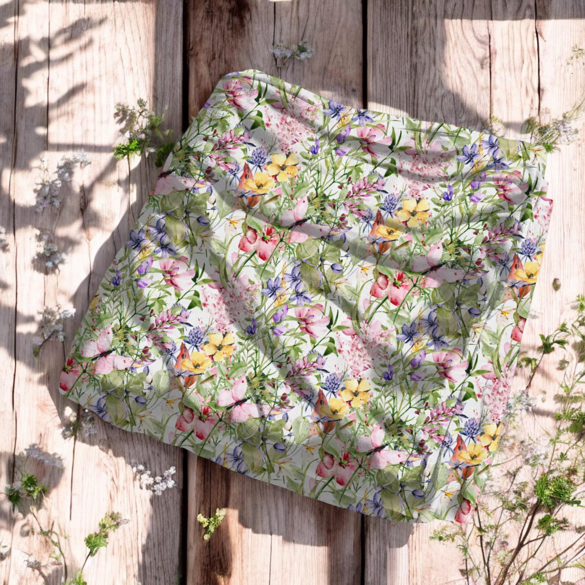 Butterfly Floral Plush Blanket product thumbnail image Butterfly Floral Plush Blanket product thumbnail image