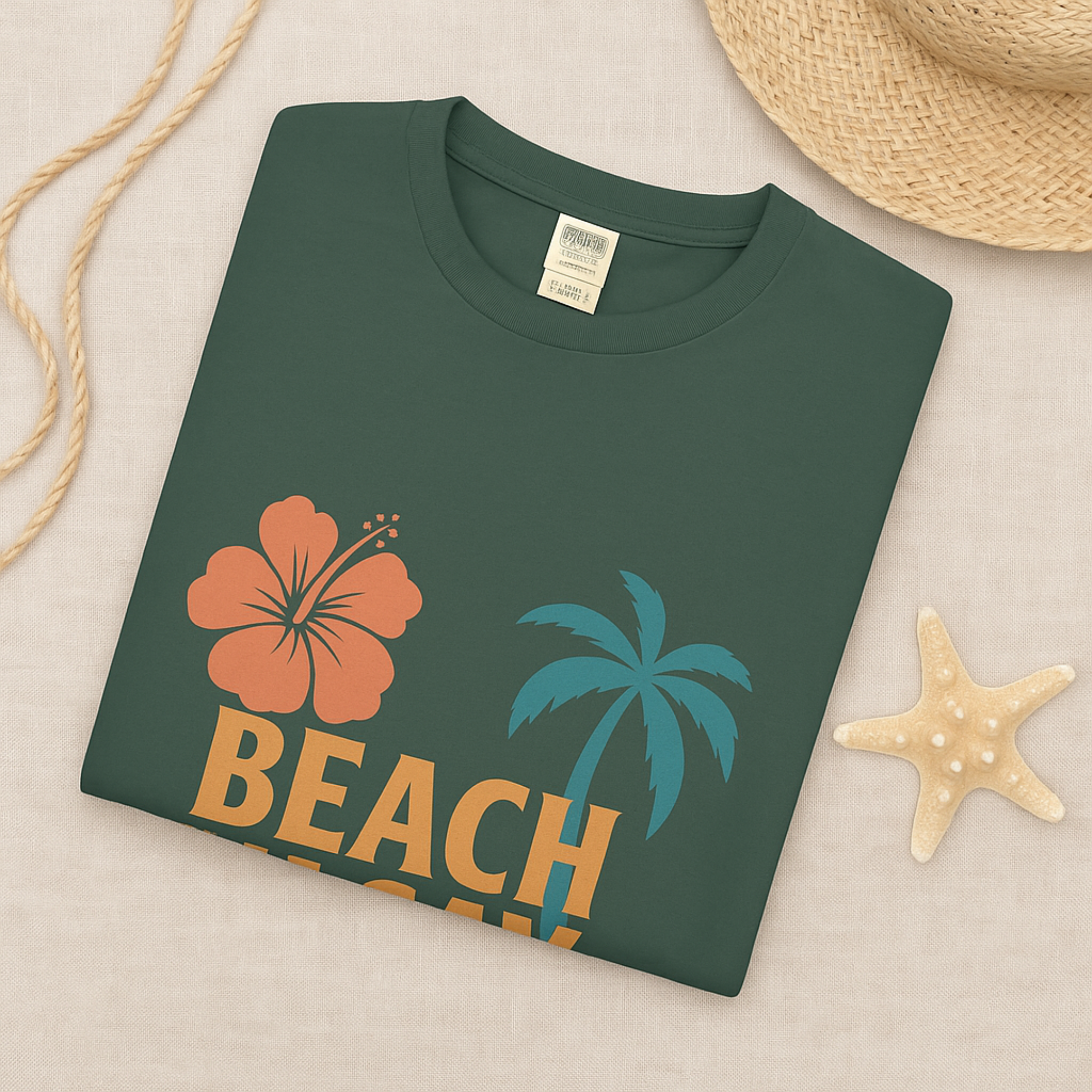 Beach Vacay T-Shirt Tropical Summer Tee Vacation Shirt Retro Beachwear Island Life Graphic Shirt Palm Tree Hibiscus Unisex Tee product thumbnail image Beach Vacay T-Shirt Tropical Summer Tee Vacation Shirt Retro Beachwear Island Life Graphic Shirt Palm Tree Hibiscus Unisex Tee product thumbnail image