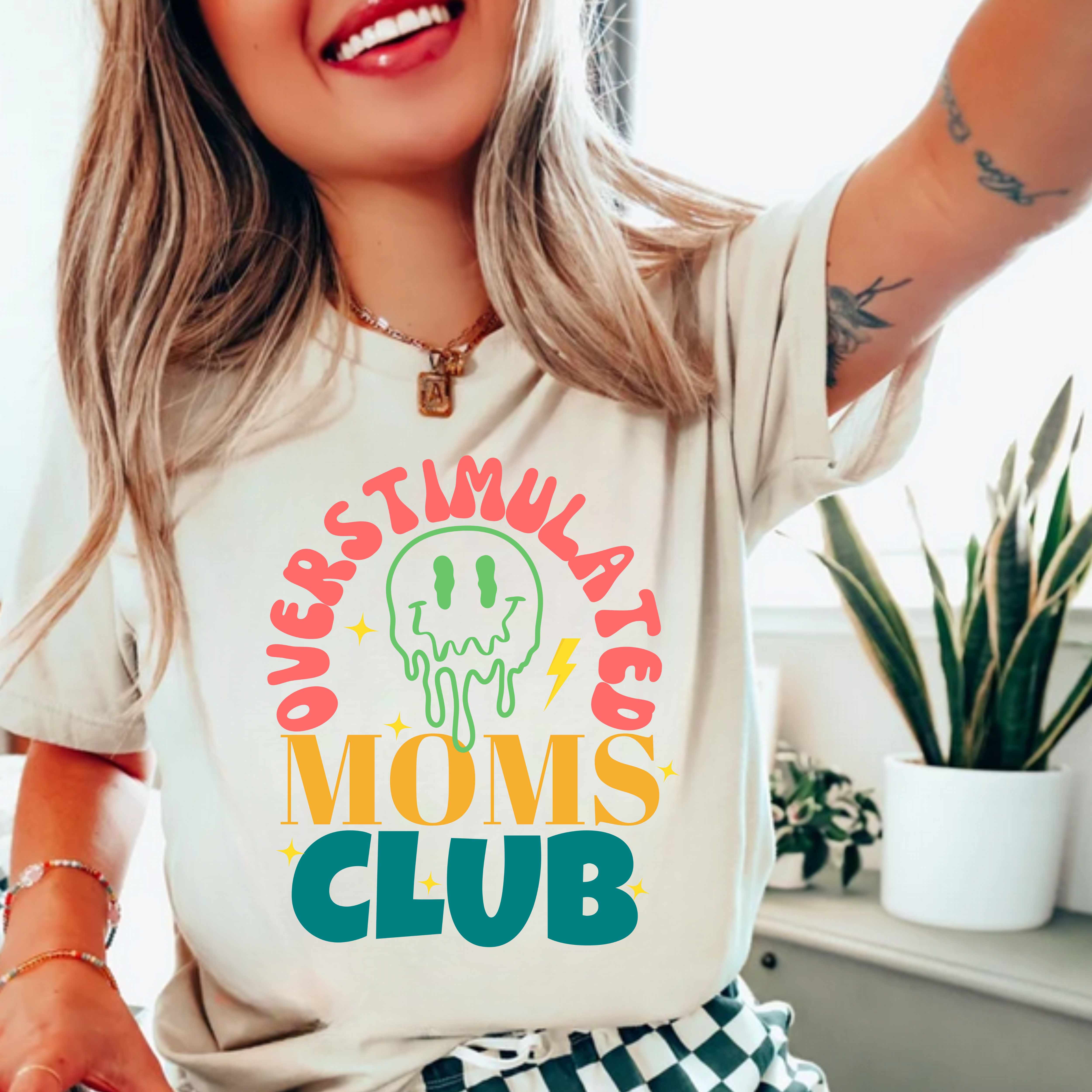 Overstimulated Moms Club Graphic Tee
