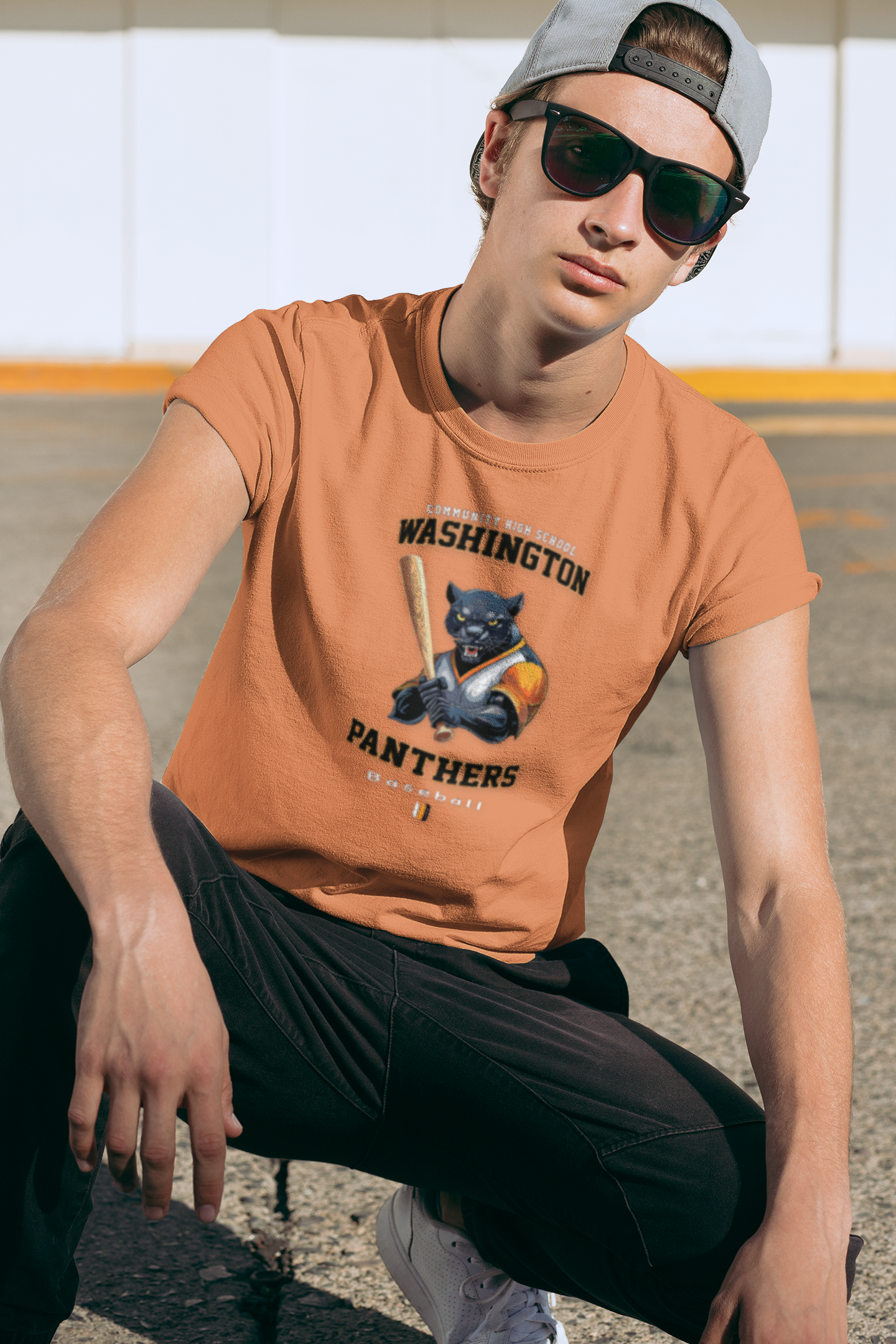 Washington Panthers Baseball T-shirt  product thumbnail image