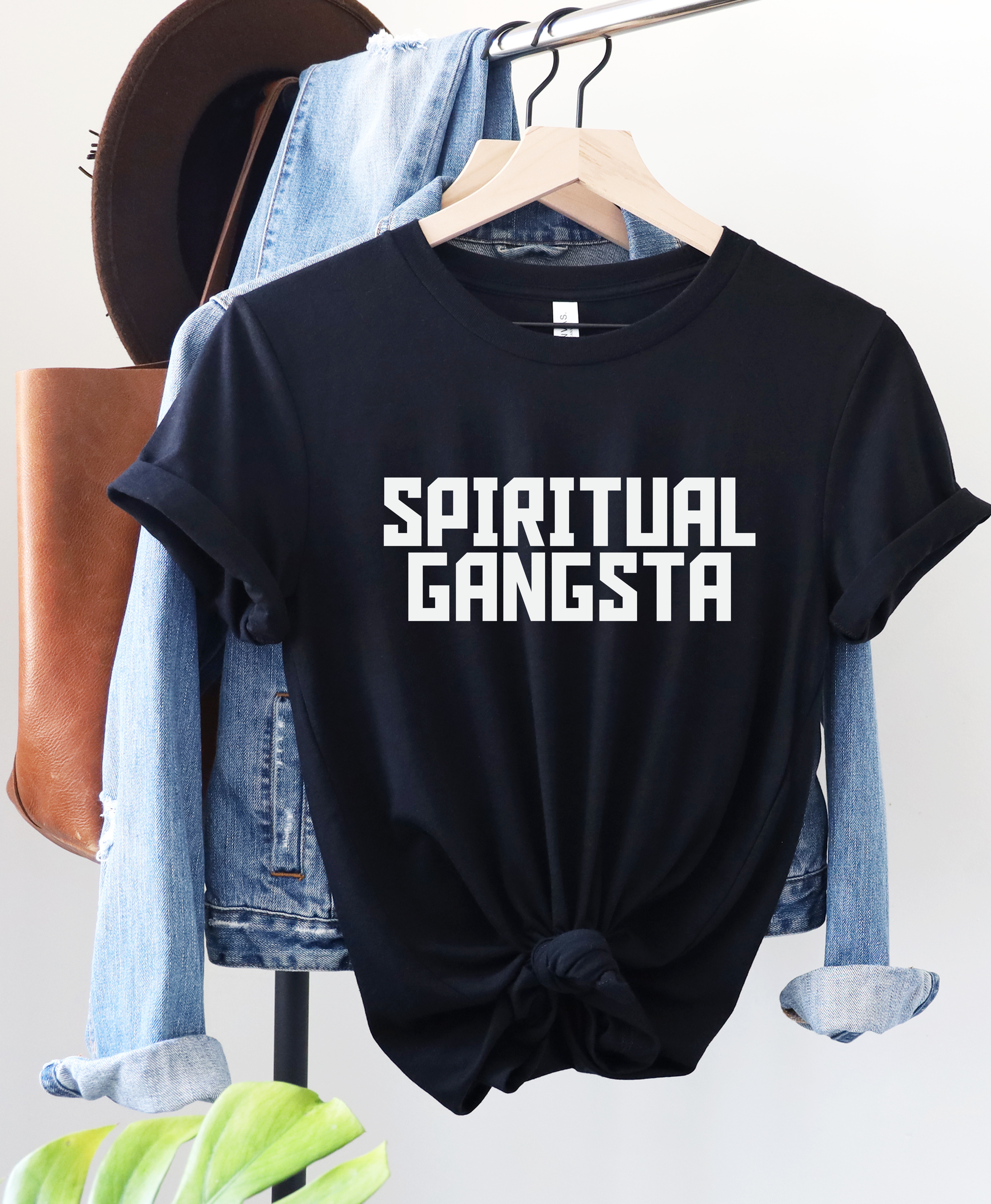 ✨ Spiritual Gangsta Unisex Tee – Bold Looks. Elevated Energy. Everyday Comfort. product thumbnail image ✨ Spiritual Gangsta Unisex Tee – Bold Looks. Elevated Energy. Everyday Comfort. product thumbnail image