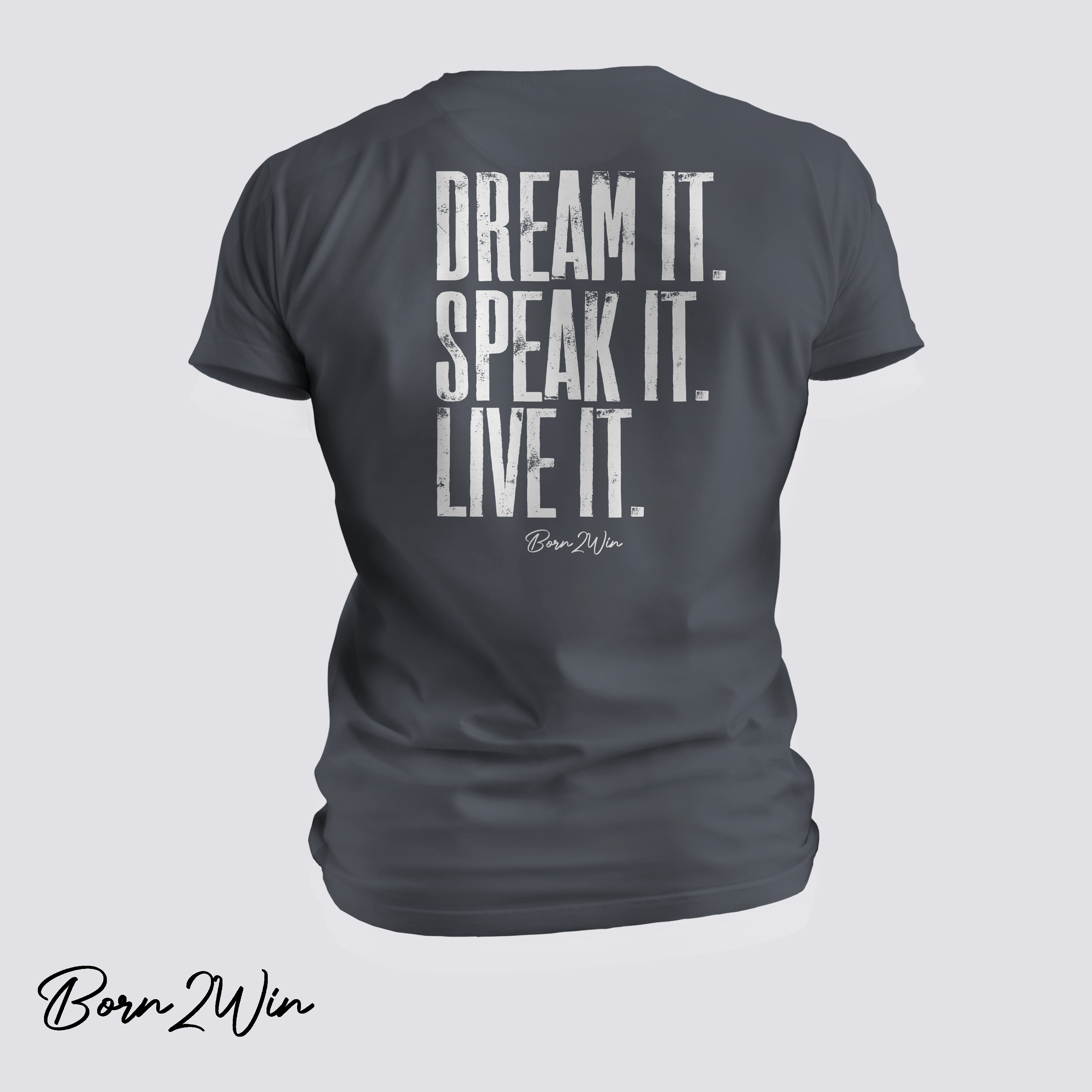 Inspirational Quote Tee, Dream It Speak It Live It Shirt, Motivational T-Shirt, Unisex Inspirational Apparel product thumbnail image Inspirational Quote Tee, Dream It Speak It Live It Shirt, Motivational T-Shirt, Unisex Inspirational Apparel product thumbnail image