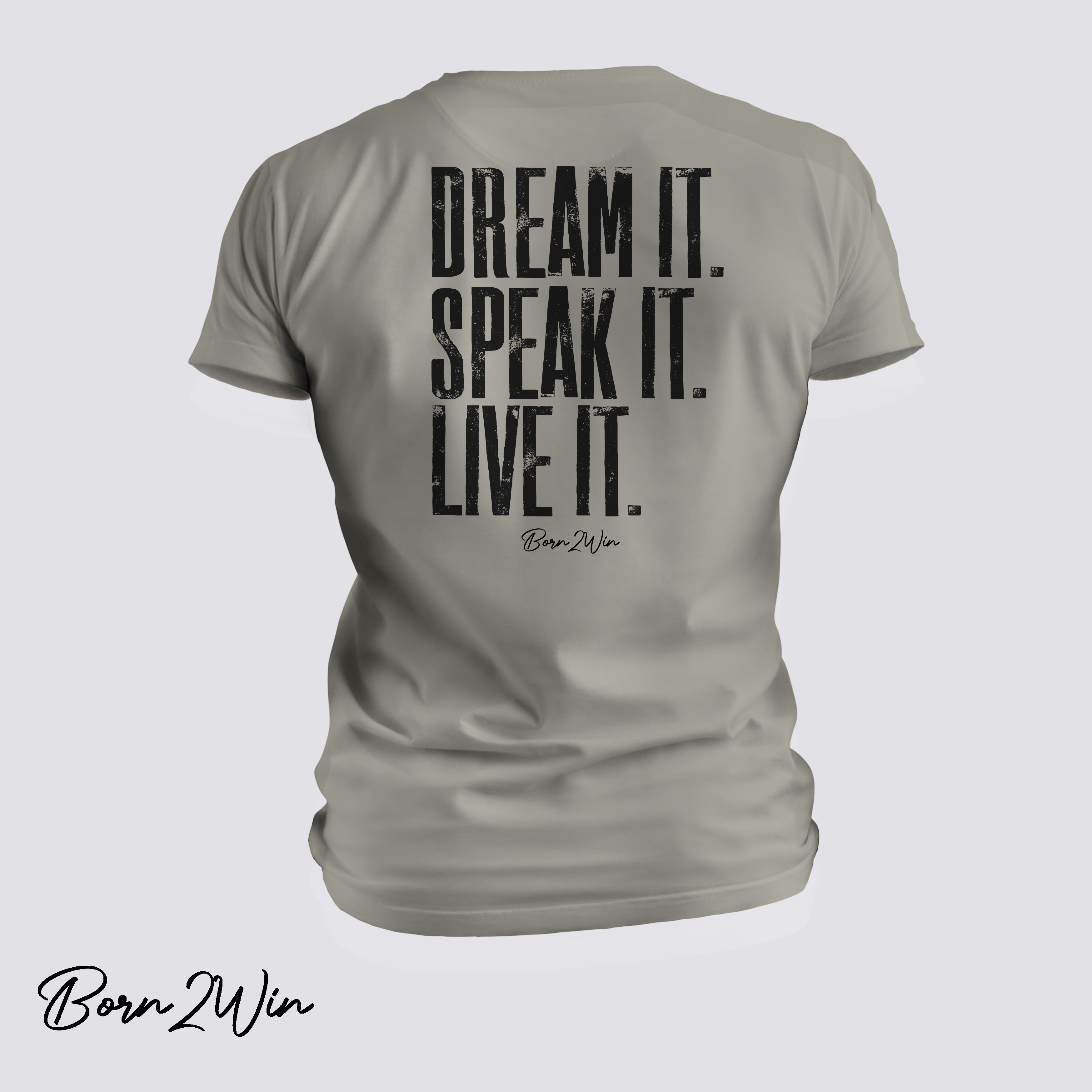Inspirational Quote Tee, Dream It Speak It Live It Shirt, Motivational T-Shirt, Unisex Inspirational Apparel product thumbnail image Inspirational Quote Tee, Dream It Speak It Live It Shirt, Motivational T-Shirt, Unisex Inspirational Apparel product thumbnail image