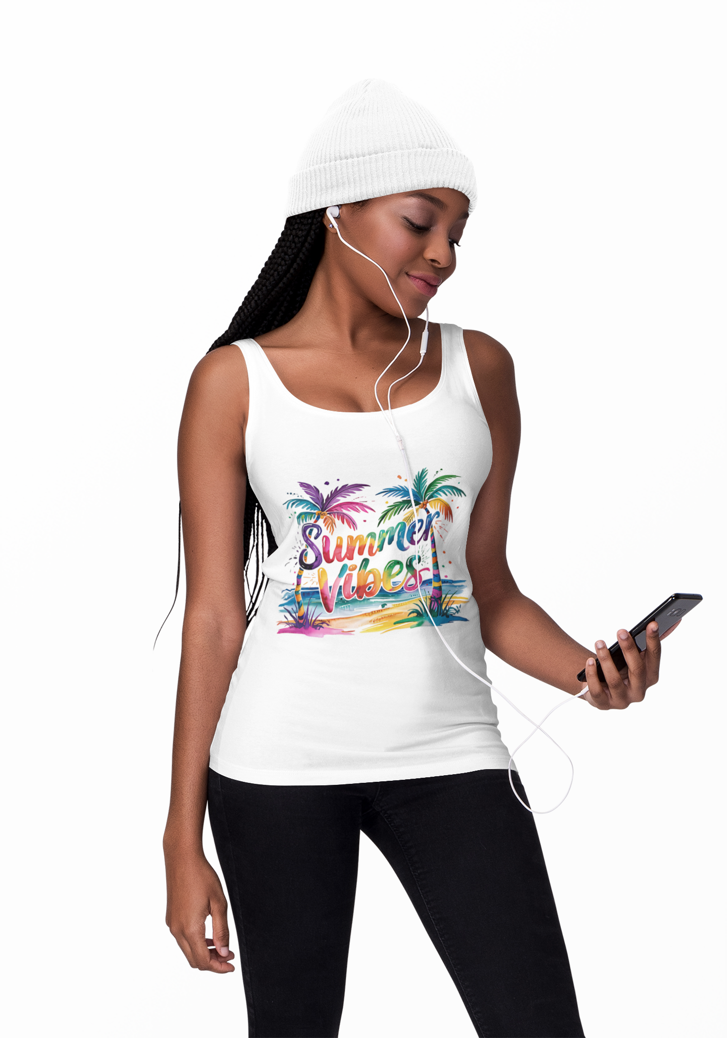 Colorful Summer Vibes Unisex Jersey Tank Top, Beach Wear, Summer Essentials, Vacation Outfit, Warm Weather Apparel, Festival Clothing product thumbnail image Colorful Summer Vibes Unisex Jersey Tank Top, Beach Wear, Summer Essentials, Vacation Outfit, Warm Weather Apparel, Festival Clothing product thumbnail image