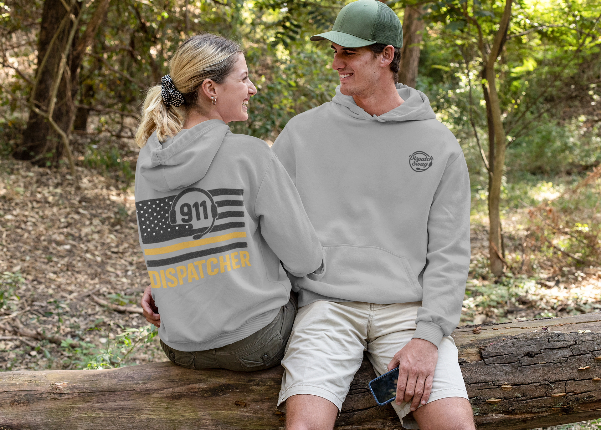 Thin Gold Line Flag Edition – 911 Dispatcher Hoodie | Unisex | Multiple color options product thumbnail image Thin Gold Line Flag Edition – 911 Dispatcher Hoodie | Unisex | Multiple color options product thumbnail image