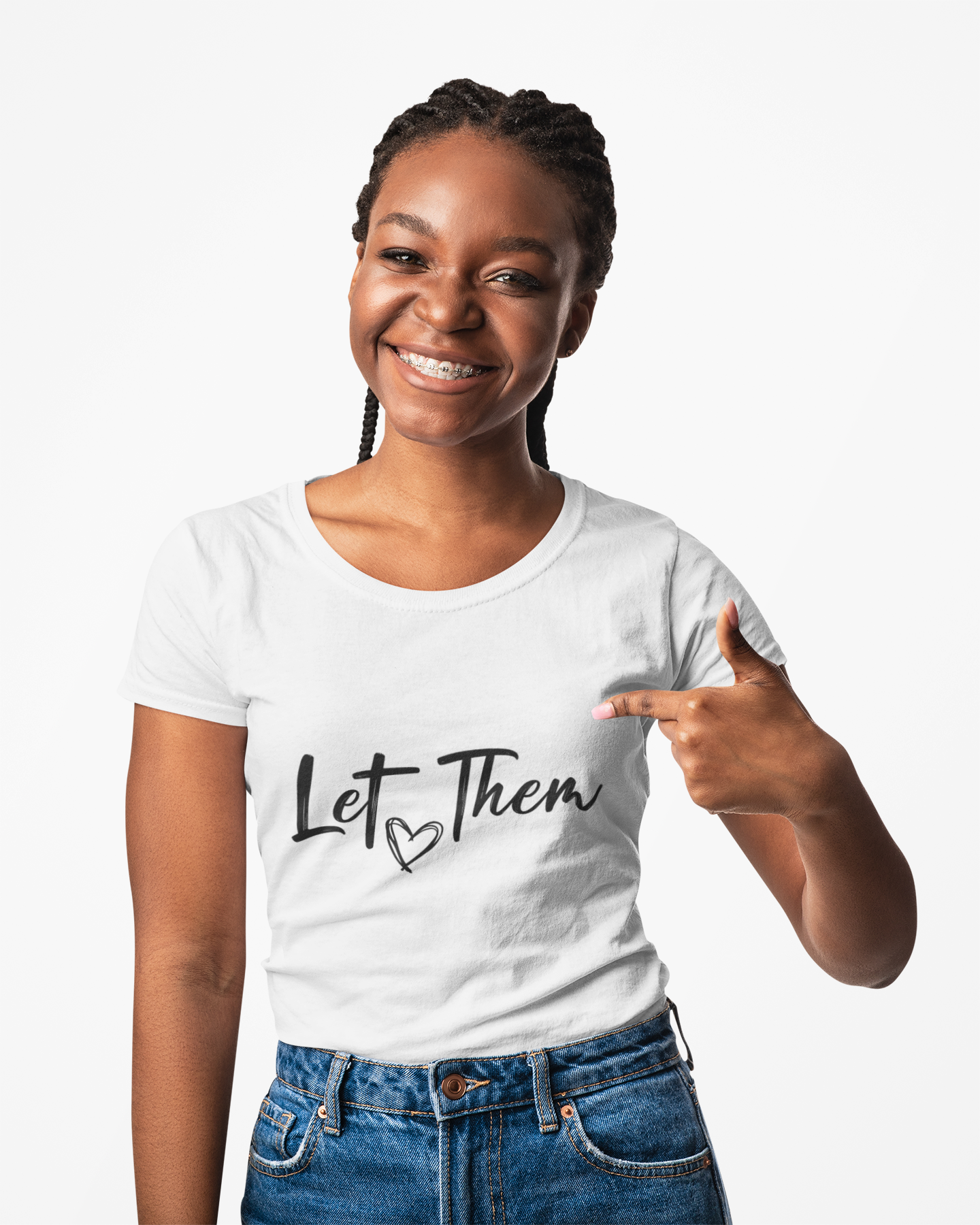 "Let Them" Inspirational Quote T-Shirt - Empowering Minimalist Design product thumbnail image "Let Them" Inspirational Quote T-Shirt - Empowering Minimalist Design product thumbnail image
