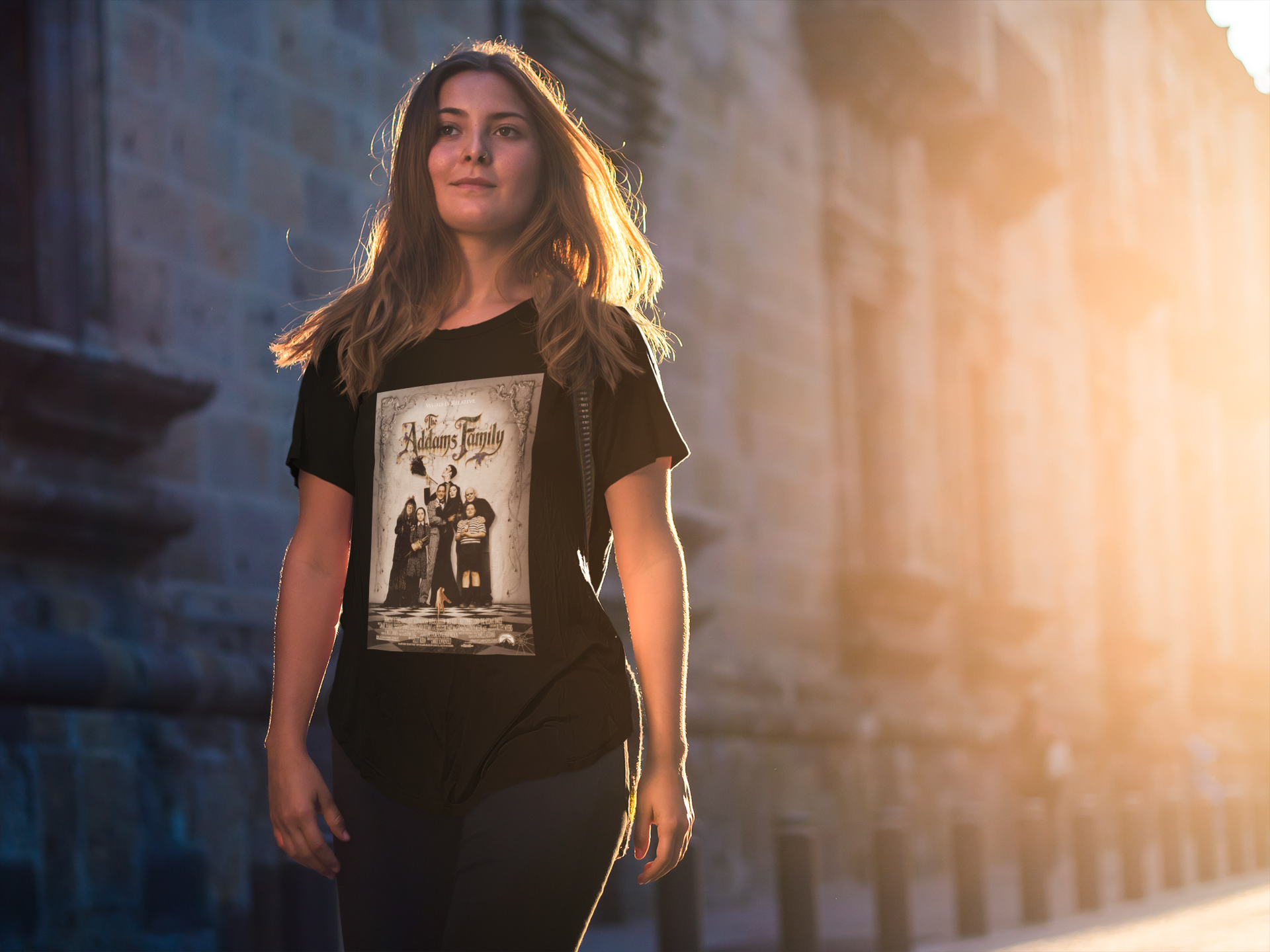 Addams Family Unisex Cotton Tee, Vintage Graphic T-Shirt, Casual Wear, Halloween Costume, Gift for TV Show Fans, Spooky Apparel product thumbnail image Addams Family Unisex Cotton Tee, Vintage Graphic T-Shirt, Casual Wear, Halloween Costume, Gift for TV Show Fans, Spooky Apparel product thumbnail image