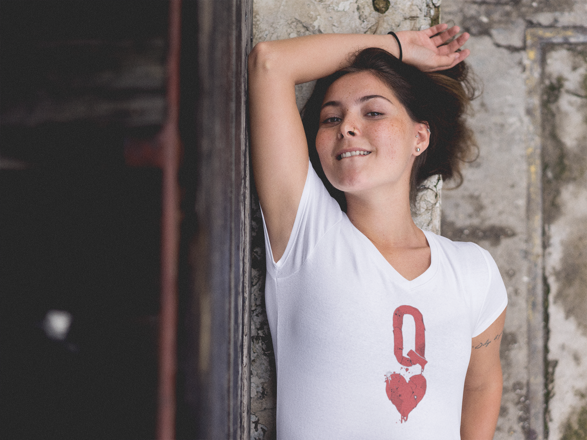 T-Shirt - Queen of Hearts Graphic Tee product thumbnail image