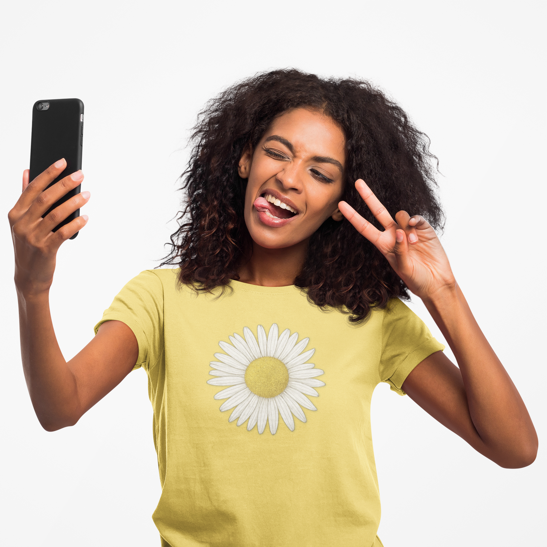 Daisy Jersey Tee,  Floral Graphic T-Shirt, Casual Summer Top, Gift for Nature Lovers, Happy Vibes Apparel, Spring Style