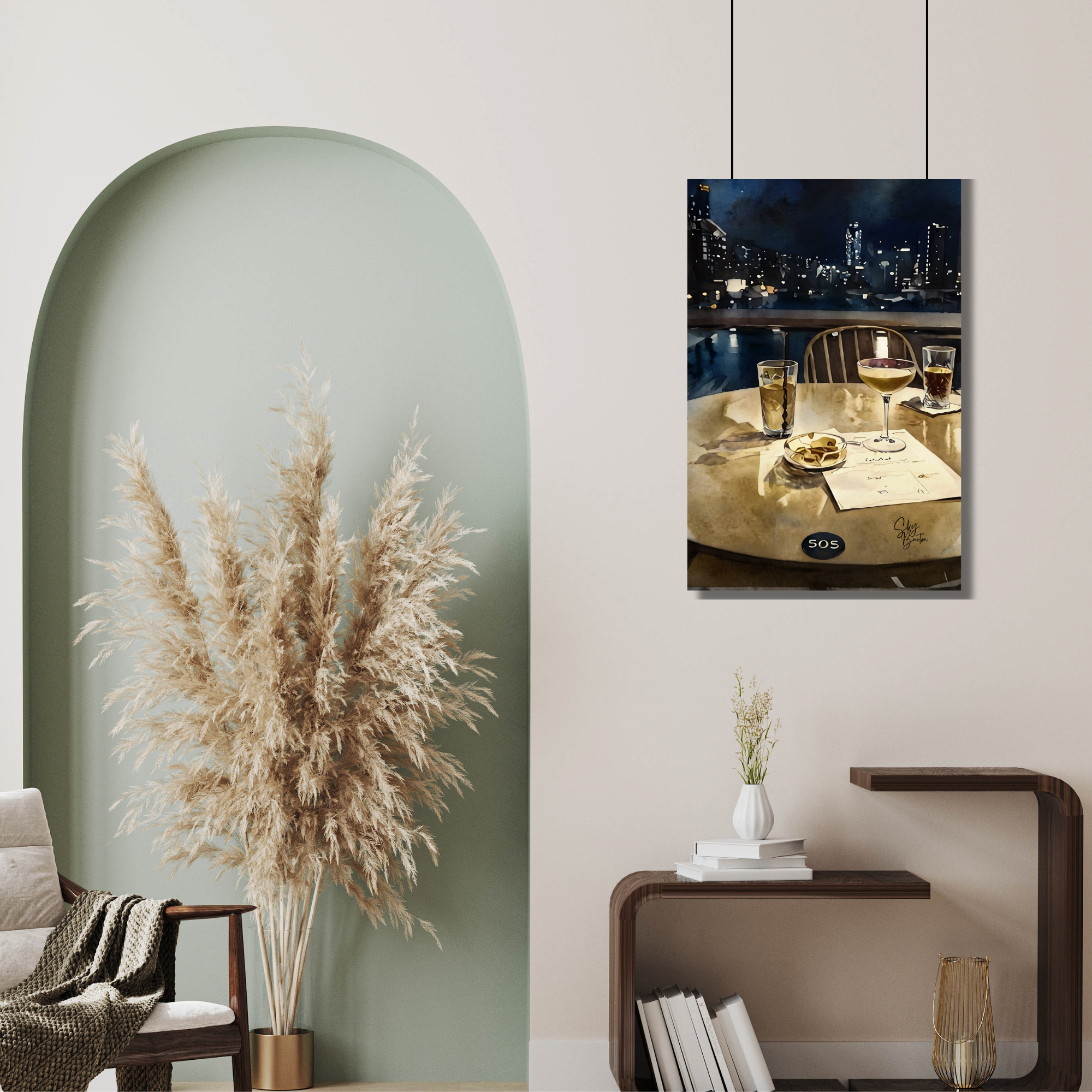 London rooftop by Sky Burton Vibrant Rolled Poster Art - Modern Portrait Decor for Home, Unique Gift, Wall Art, Colorful Artwork, Stylish Room Decoration London rooftop by Sky Burton Vibrant Rolled Poster Art - Modern Portrait Decor for Home, Unique Gift, Wall Art, Colorful Artwork, Stylish Room Decoration