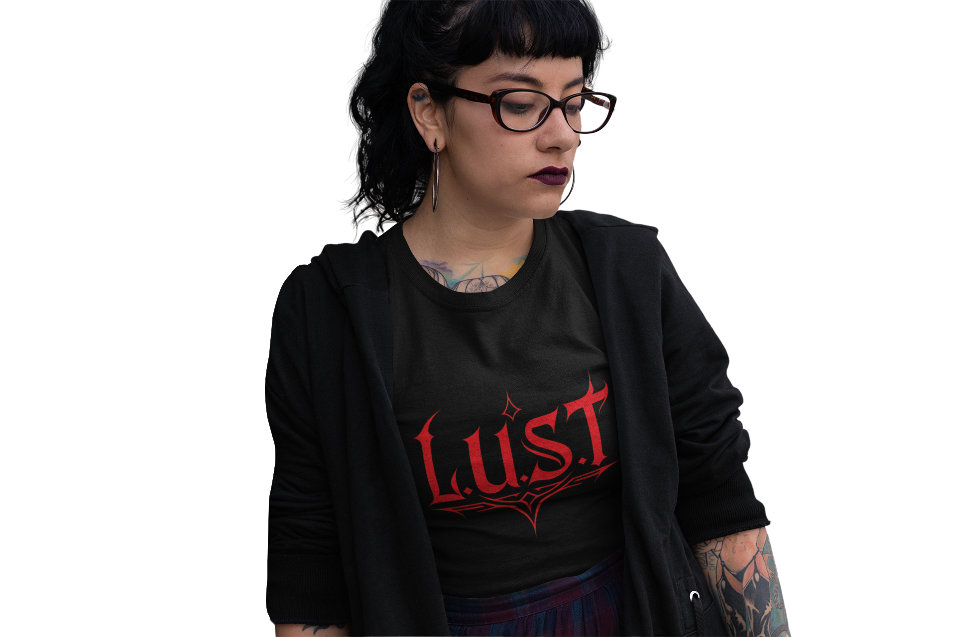 Lust Logo Red - Unisex Softstyle T-Shirt product thumbnail image