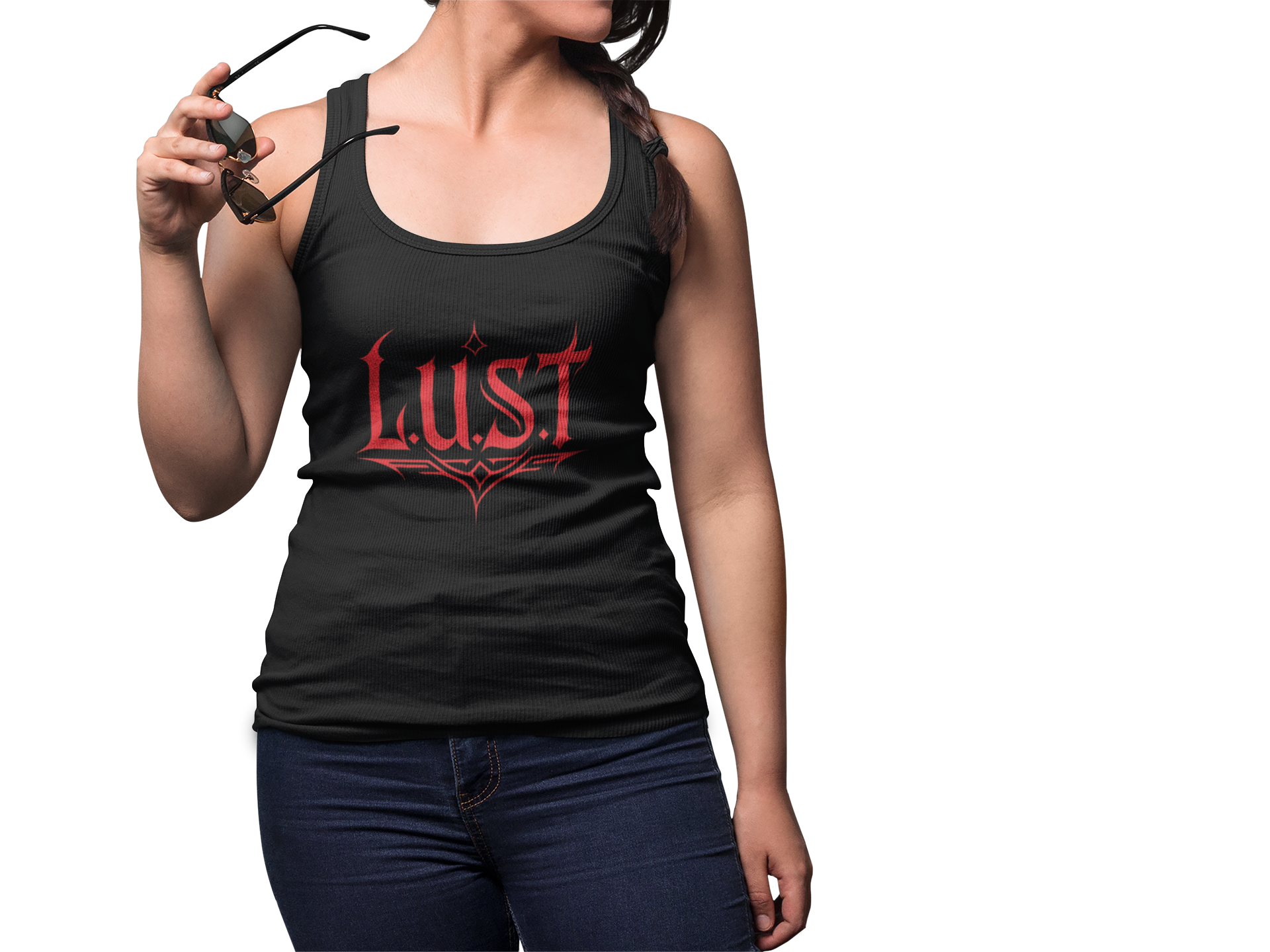 Lust - Women's Ideal Racerback Tank product thumbnail image Lust - Women's Ideal Racerback Tank product thumbnail image