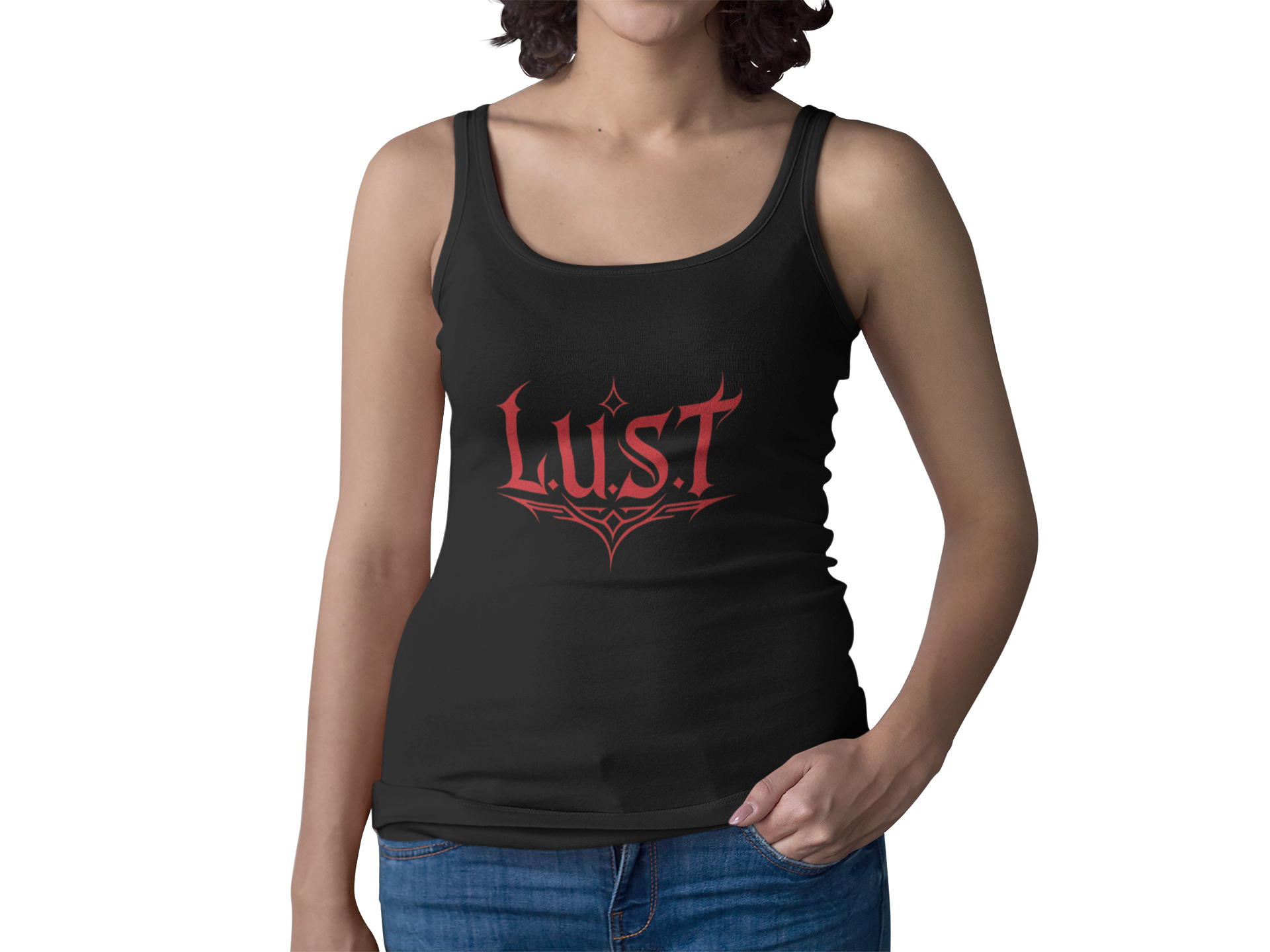 Lust - Women's Ideal Racerback Tank product thumbnail image Lust - Women's Ideal Racerback Tank product thumbnail image