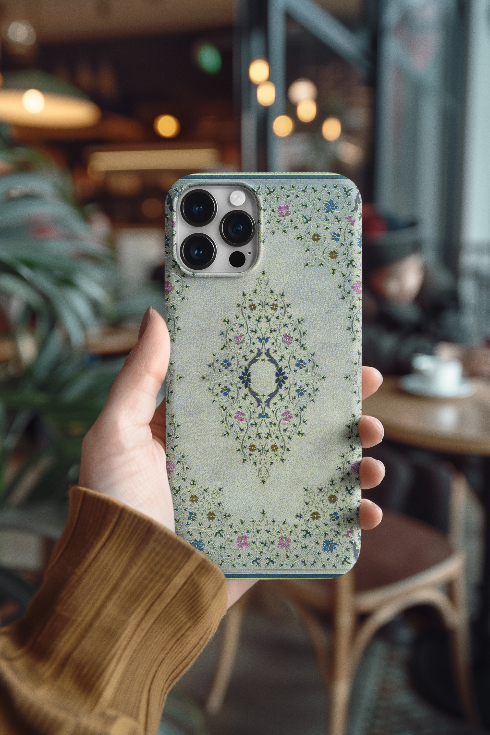 Bohemian Floral Ornate Elegance Tough Phone Case - Persian Garden Tough Phone Case product thumbnail image