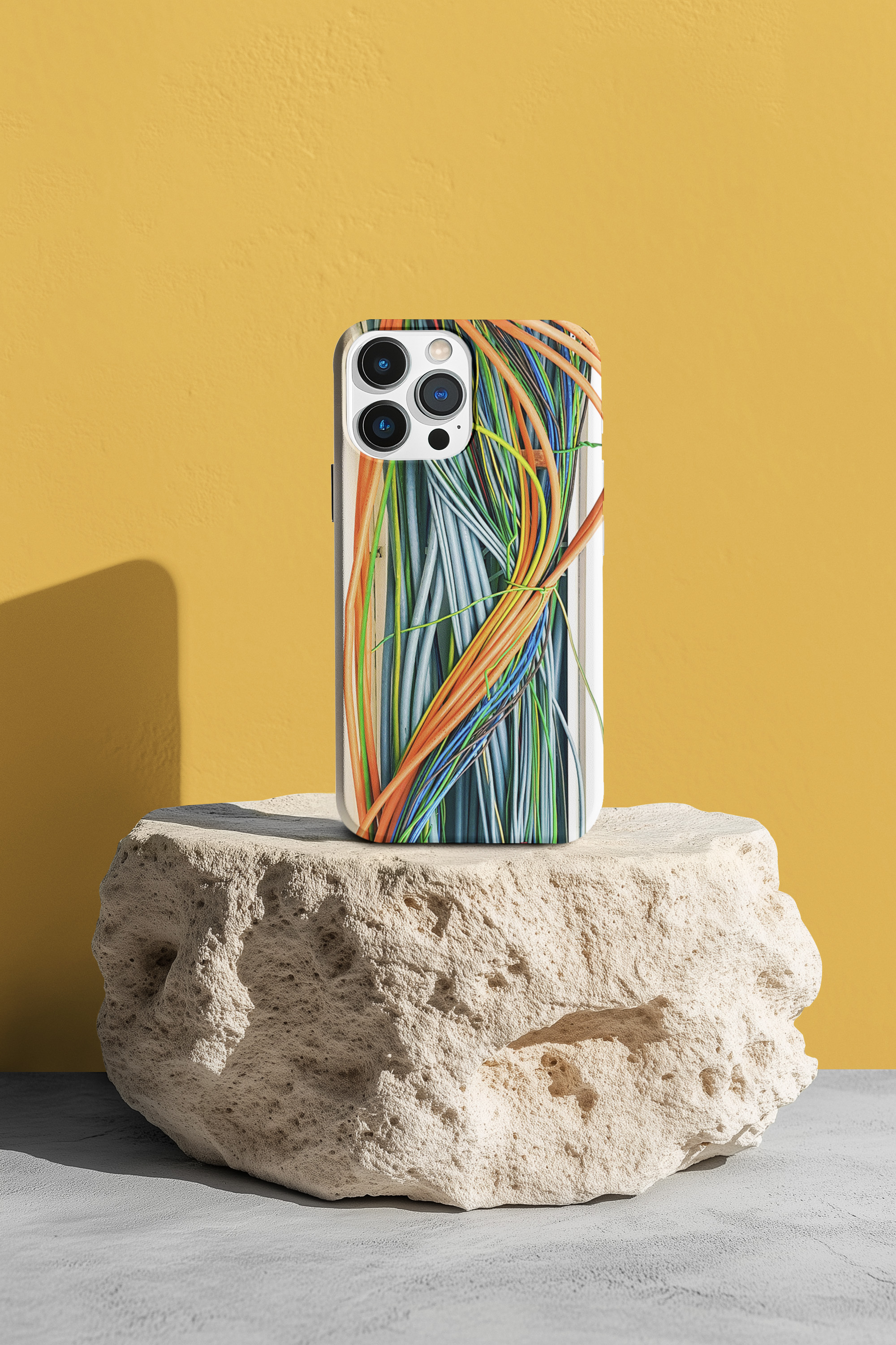 Vibrant Tech Tangle – Chaos Meets Color Tough Case product thumbnail image