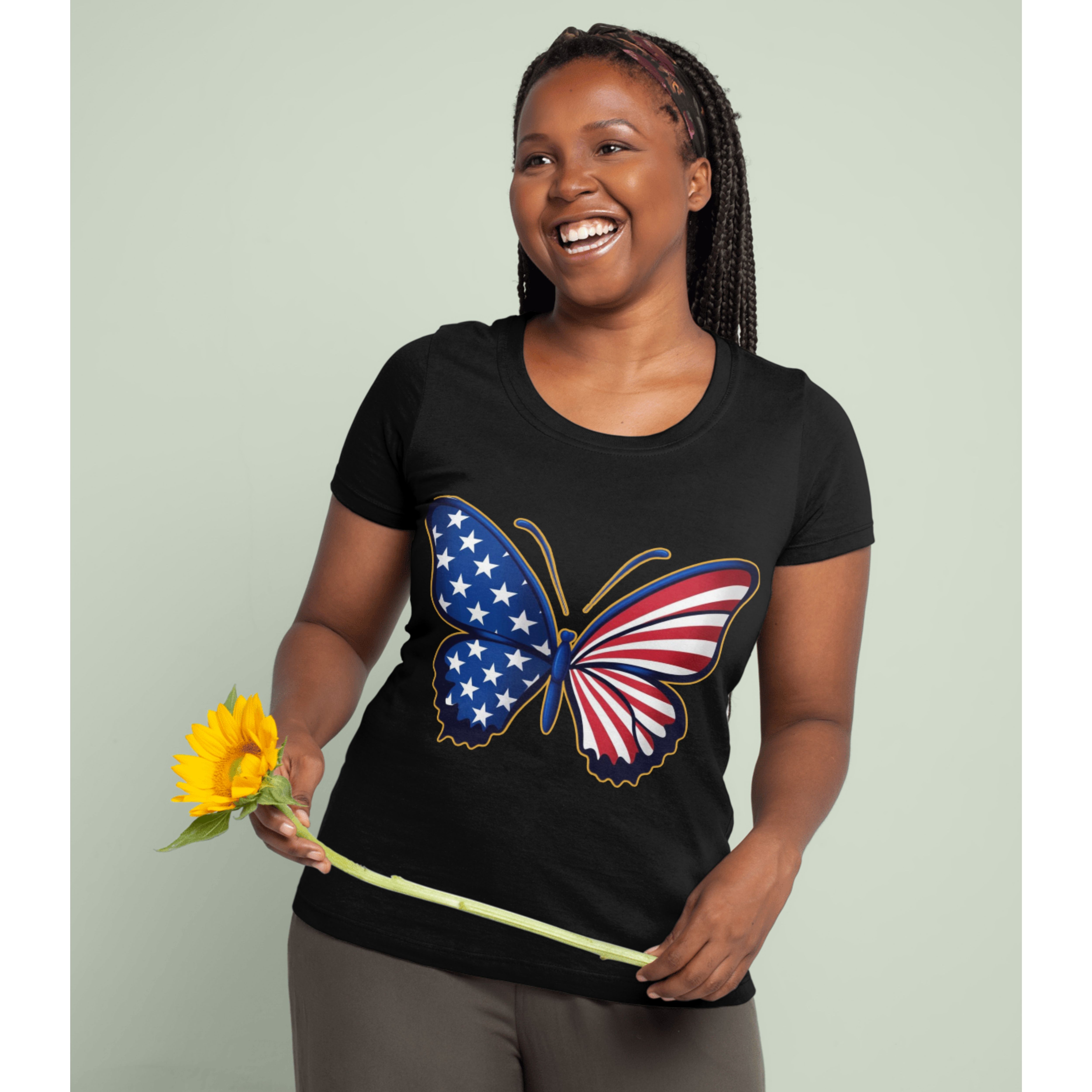 Patriotic Butterfly Tee