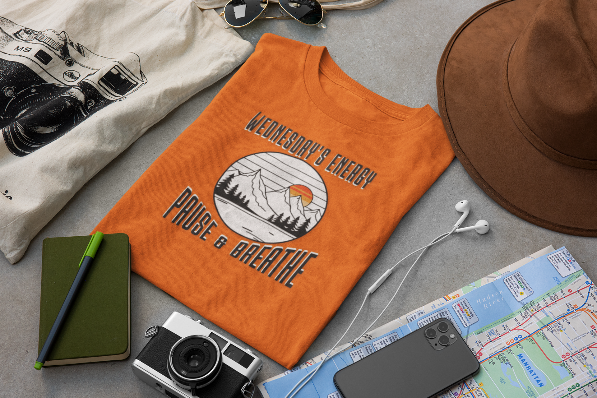 Wednesday Energy Tee – “Pause & Breathe”Unisex Inspirational Graphic Tee, Positive Energy Shirt, Mindfulness Apparel, Gift for Yoga Lovers, Relaxed Fit Tee product thumbnail image Wednesday Energy Tee – “Pause & Breathe”Unisex Inspirational Graphic Tee, Positive Energy Shirt, Mindfulness Apparel, Gift for Yoga Lovers, Relaxed Fit Tee product thumbnail image