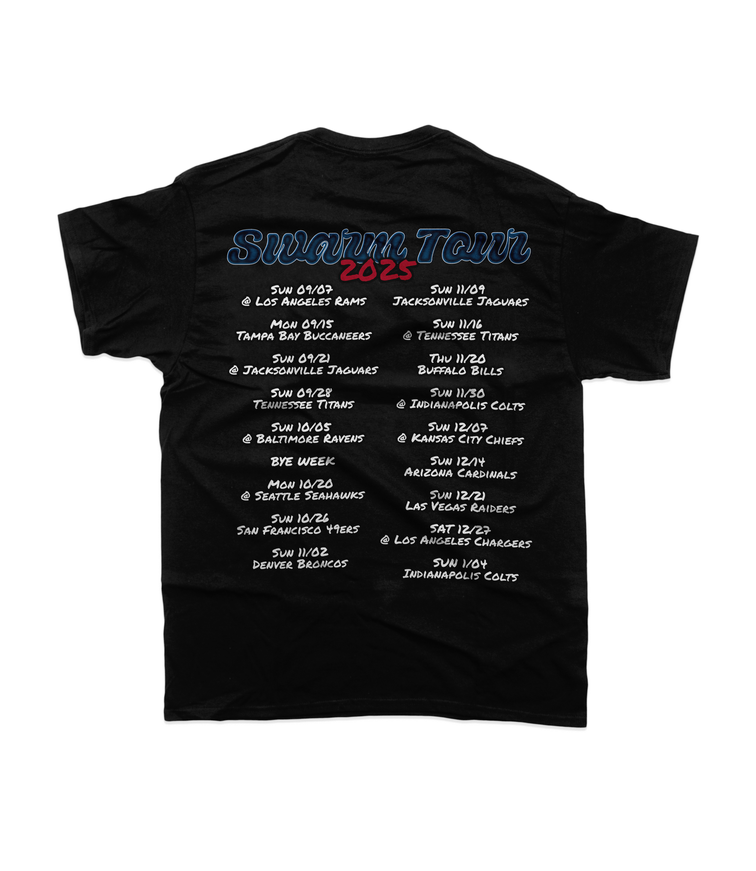 Toddler Houston Texans “Swarm Tour 2025” T-Shirt – Mini Fan Edition product thumbnail image