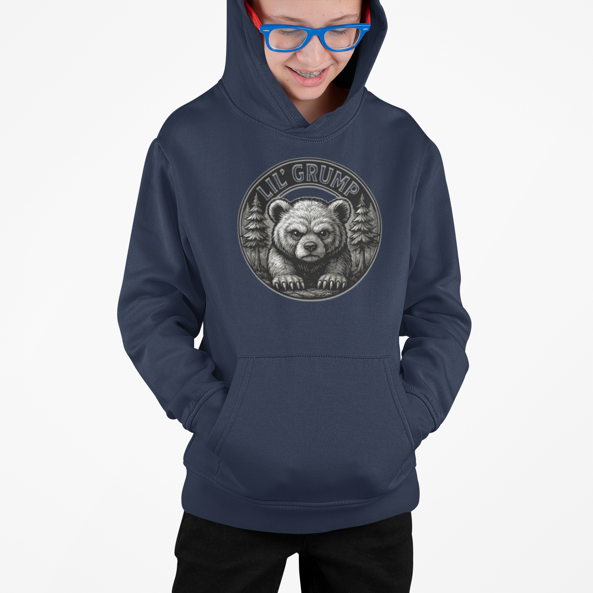 Lil’ Grump Fleece Hoodie - Youth  product thumbnail image