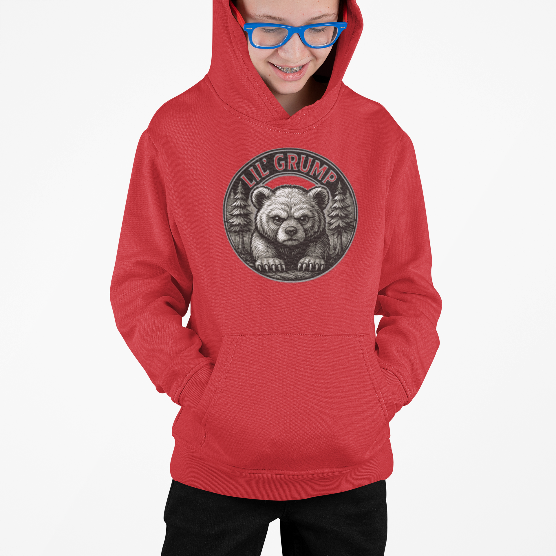 Lil’ Grump Fleece Hoodie - Youth  product thumbnail image