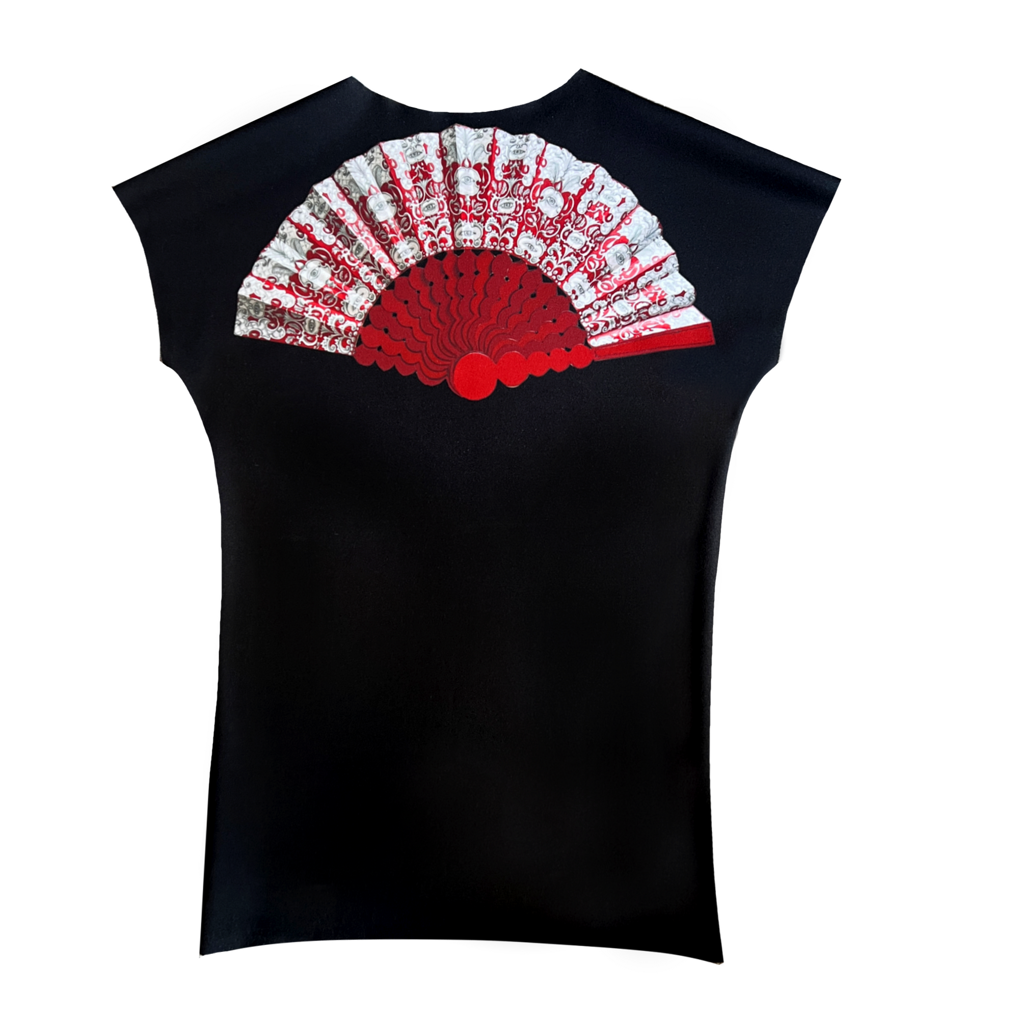 Chic Women's Flowy Muscle Tank - Stylish Sleeveless Top with Floral Fan Design, Summer Wear, Gift for Her, Boho Fashion, Casual Top product thumbnail image Chic Women's Flowy Muscle Tank - Stylish Sleeveless Top with Floral Fan Design, Summer Wear, Gift for Her, Boho Fashion, Casual Top product thumbnail image