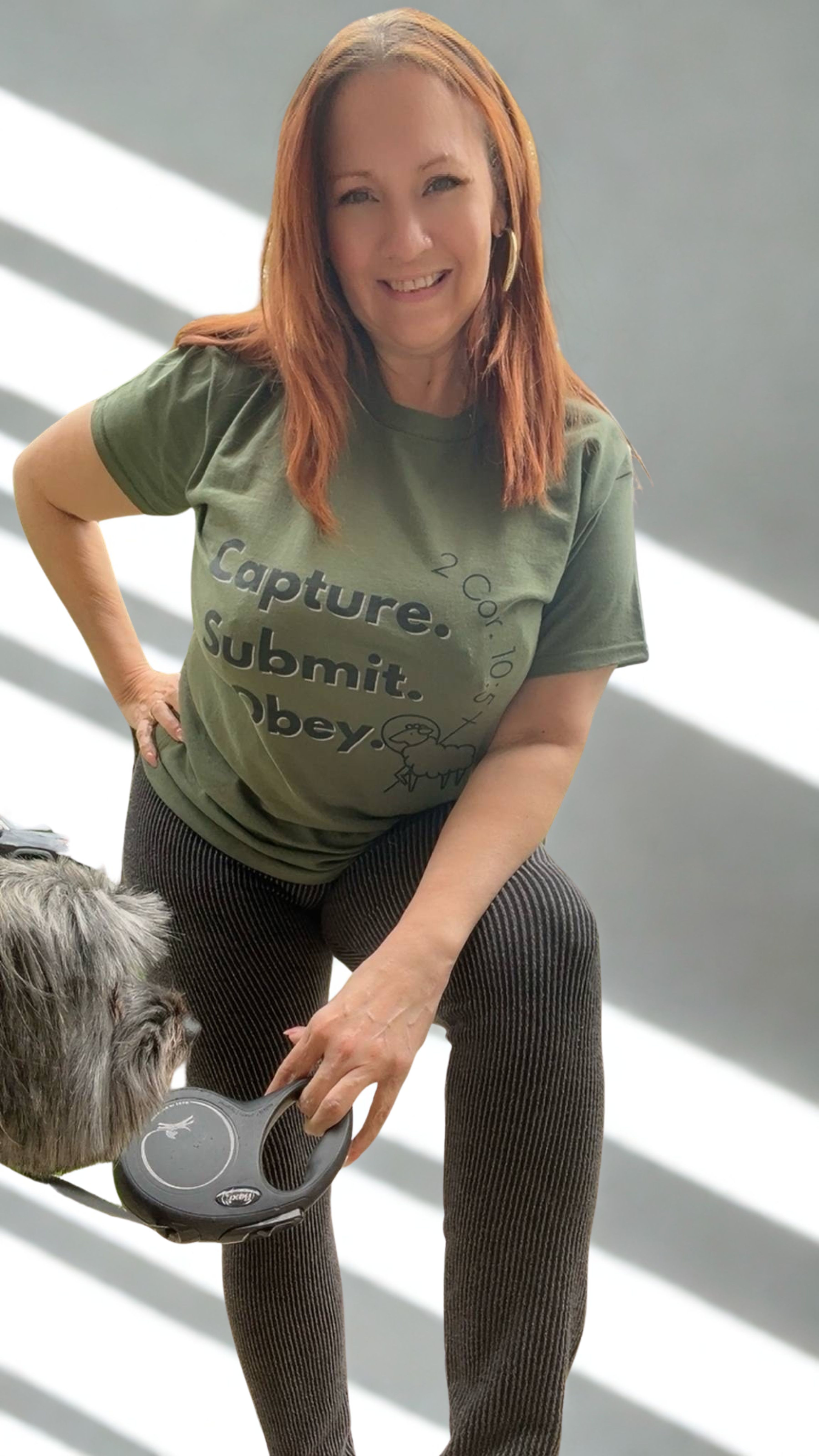 Capture. Submit. Obey. (2 Cor. 10:5) - Wear the Word Graphic Tee Capture. Submit. Obey. (2 Cor. 10:5) - Wear the Word Graphic Tee