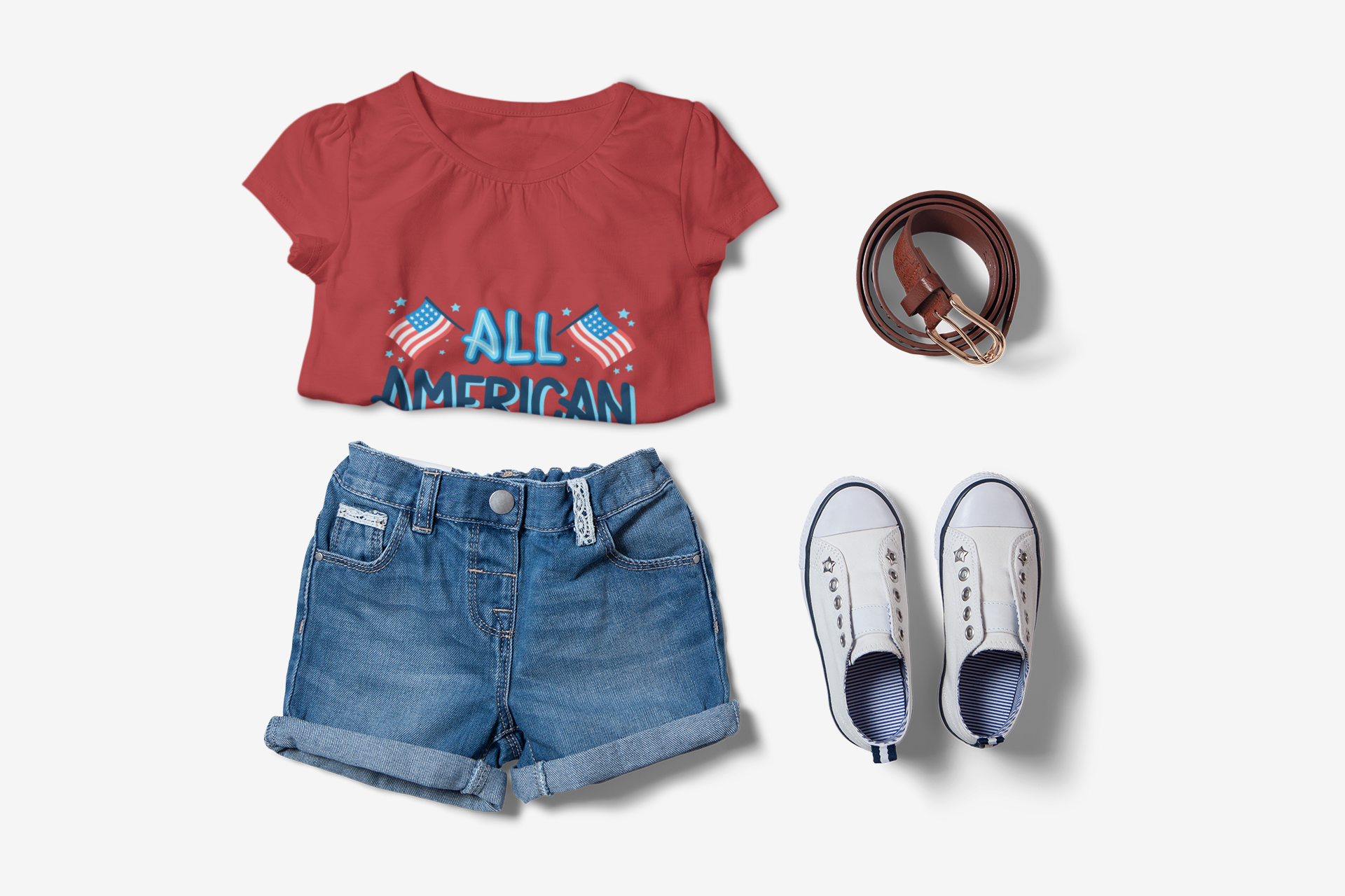 "All American Girl" Youth Patriotic T-Shirt Bella Canvas 3001Y Short Sleeve Tee 4th of July Outfit for Kids USA Celebration Gift product thumbnail image "All American Girl" Youth Patriotic T-Shirt Bella Canvas 3001Y Short Sleeve Tee 4th of July Outfit for Kids USA Celebration Gift product thumbnail image