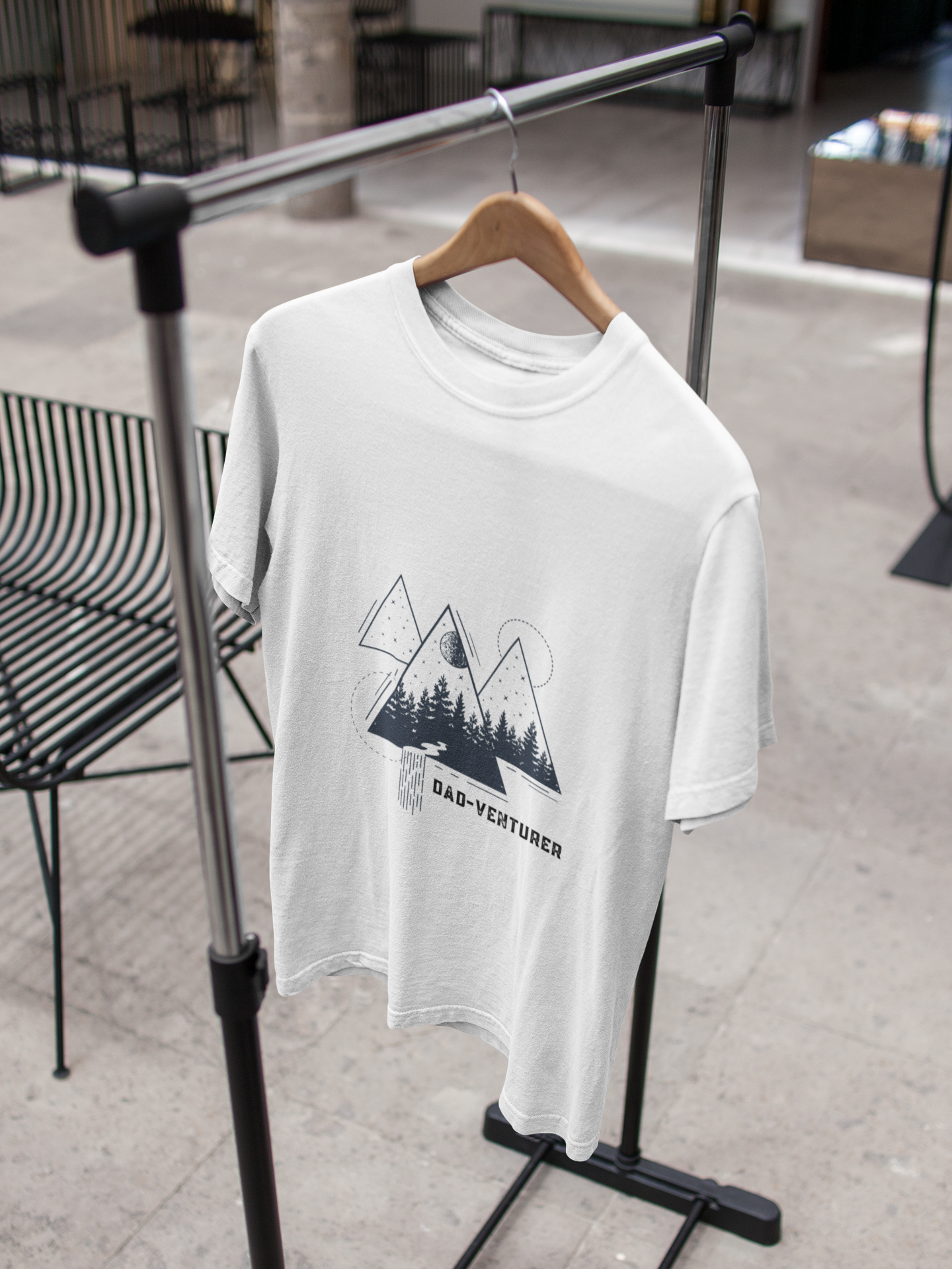 "Dad-venturer" Men's Unisex Outdoor T-Shirt Gildan 64000 Softstyle Tee Adventure Apparel for Hiking, Camping & Exploring product thumbnail image "Dad-venturer" Men's Unisex Outdoor T-Shirt Gildan 64000 Softstyle Tee Adventure Apparel for Hiking, Camping & Exploring product thumbnail image