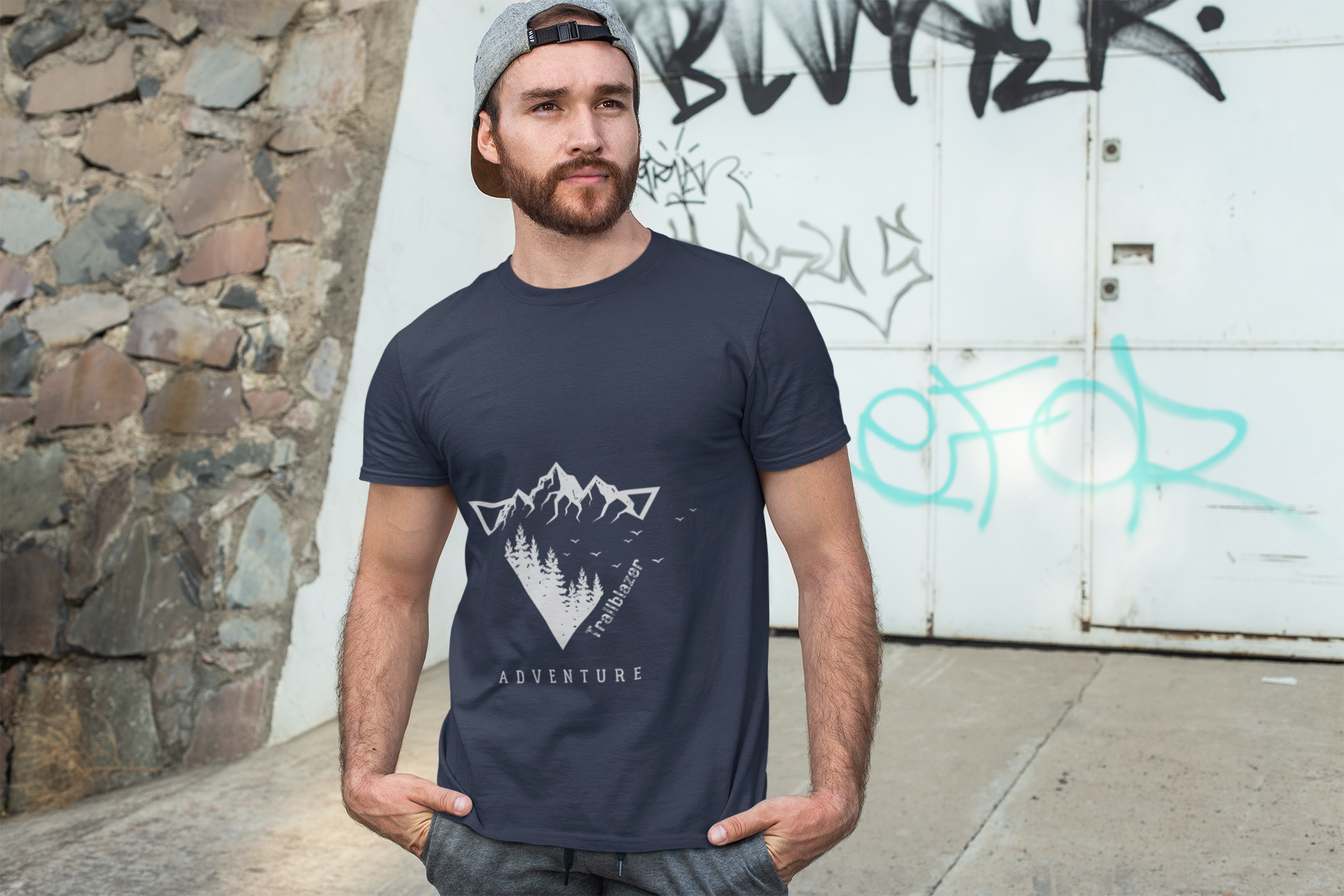 "Adventure Trailblazer" Men's Unisex Outdoor T-Shirt Gildan 64000 Softstyle Tee Nature-Inspired Hiking & Camping Apparel product thumbnail image "Adventure Trailblazer" Men's Unisex Outdoor T-Shirt Gildan 64000 Softstyle Tee Nature-Inspired Hiking & Camping Apparel product thumbnail image