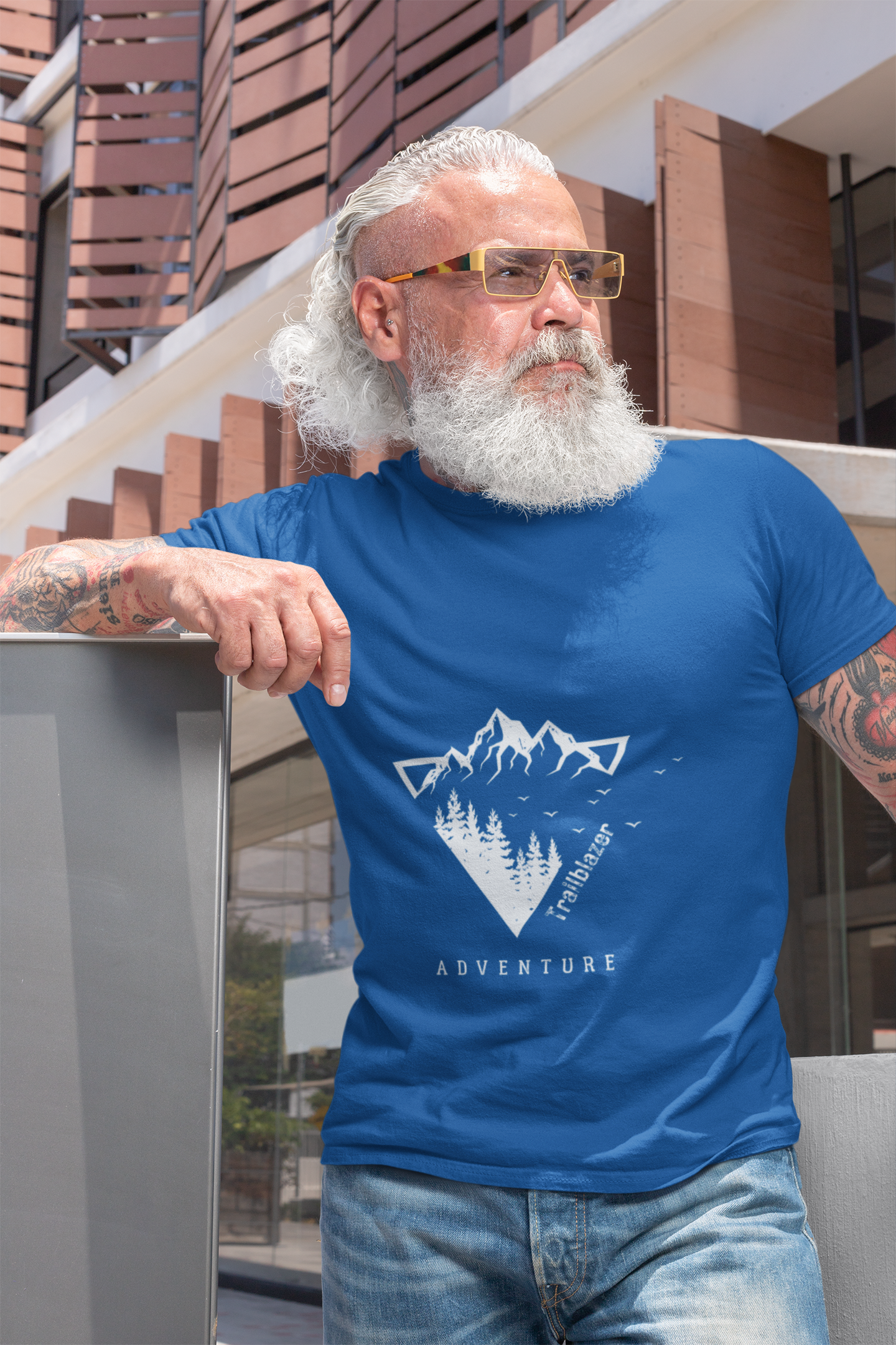 "Adventure Trailblazer" Men's Unisex Outdoor T-Shirt Gildan 64000 Softstyle Tee Nature-Inspired Hiking & Camping Apparel product thumbnail image "Adventure Trailblazer" Men's Unisex Outdoor T-Shirt Gildan 64000 Softstyle Tee Nature-Inspired Hiking & Camping Apparel product thumbnail image