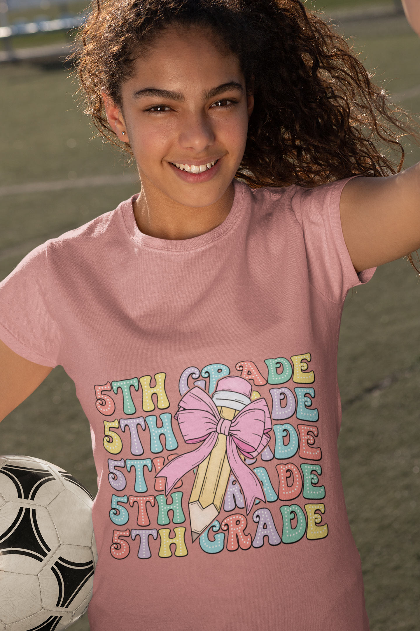 Fifth Grade Coquette Girl Youth T-Shirt Trendy Back-to-School Tee for Elementary Kids Cute First Day of School Shirt for Girls product thumbnail image Fifth Grade Coquette Girl Youth T-Shirt Trendy Back-to-School Tee for Elementary Kids Cute First Day of School Shirt for Girls product thumbnail image