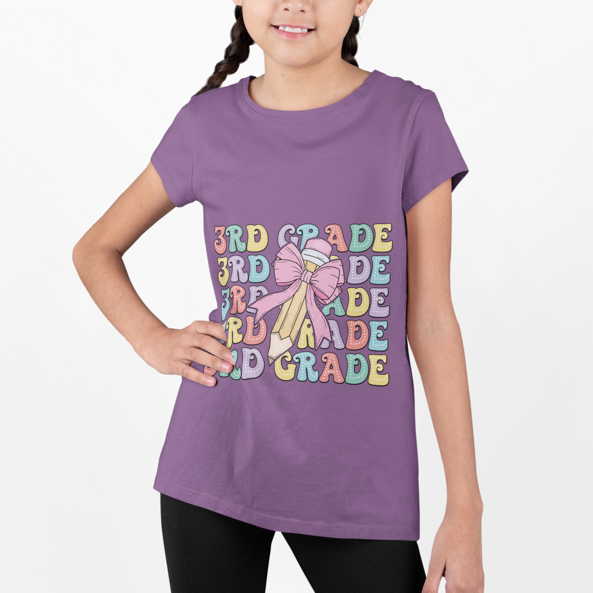 Third Grade Coquette Girl Youth T-Shirt Trendy Back-to-School Tee for Elementary Kids Cute First Day of School Shirt for Girls product thumbnail image Third Grade Coquette Girl Youth T-Shirt Trendy Back-to-School Tee for Elementary Kids Cute First Day of School Shirt for Girls product thumbnail image