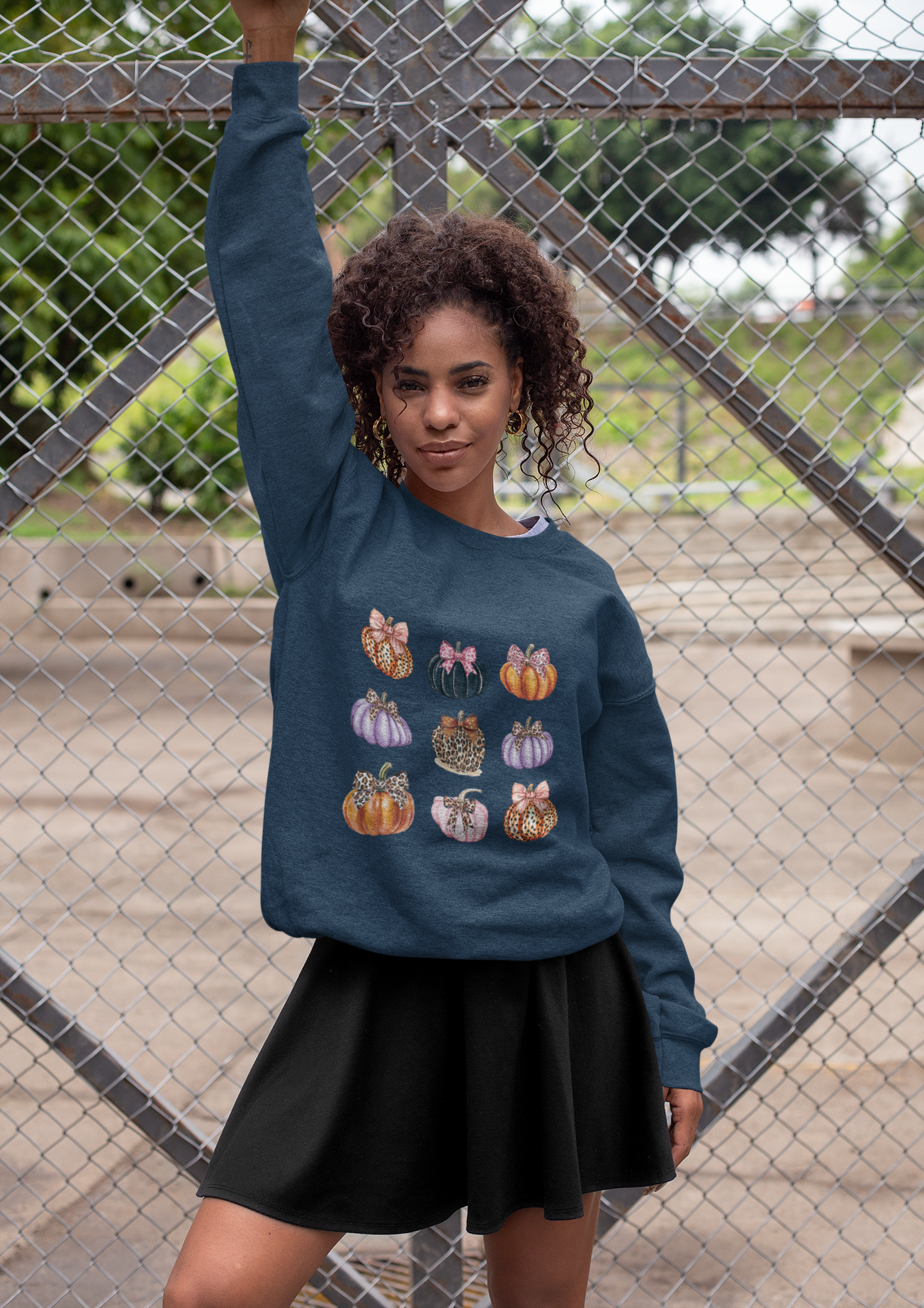 Cozy Fall Comfort Colors Sweatshirt Pumpkin Print Autumn Crewneck Unisex Oversized Fit Seasonal Coquette Design product thumbnail image Cozy Fall Comfort Colors Sweatshirt Pumpkin Print Autumn Crewneck Unisex Oversized Fit Seasonal Coquette Design product thumbnail image