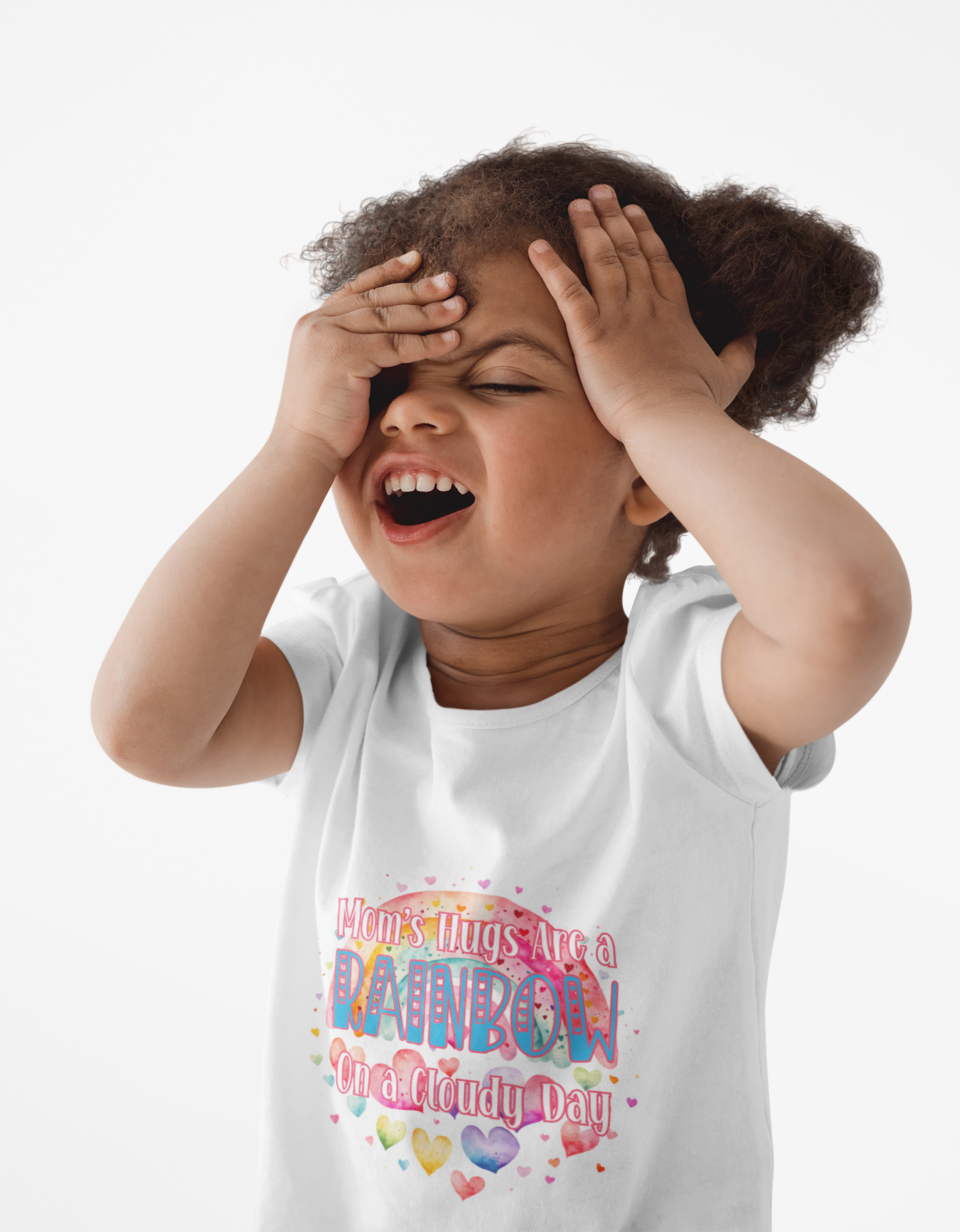 "Moms Hugs Are Rainbows" Toddler T-Shirt Soft Fine Jersey Tee Cute & Colorful Kids Shirt Perfect Gift for Little Ones product thumbnail image "Moms Hugs Are Rainbows" Toddler T-Shirt Soft Fine Jersey Tee Cute & Colorful Kids Shirt Perfect Gift for Little Ones product thumbnail image