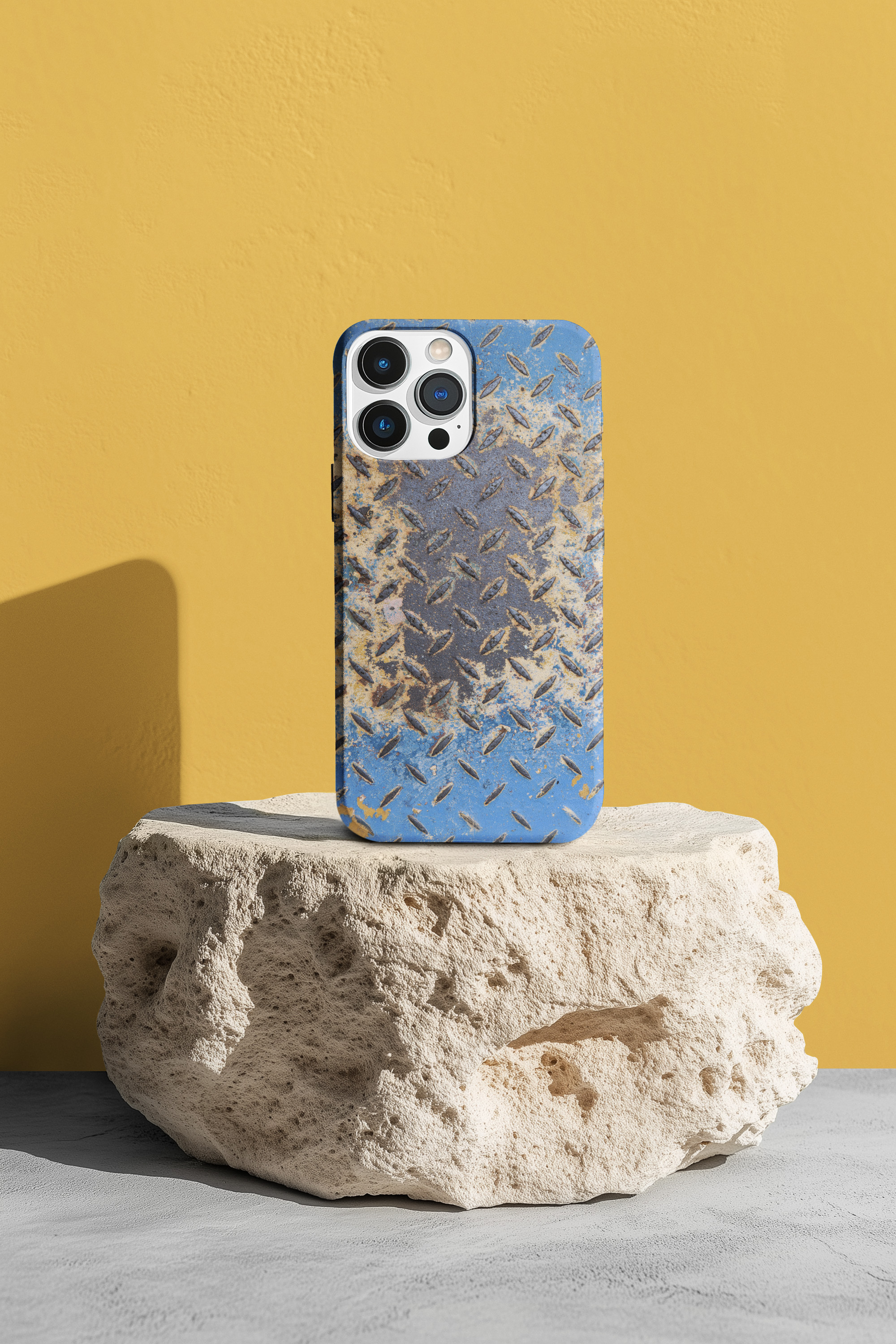 Rough Rugged Grunge Industrial Grit – Diamond Plate Tough Phone Case product thumbnail image