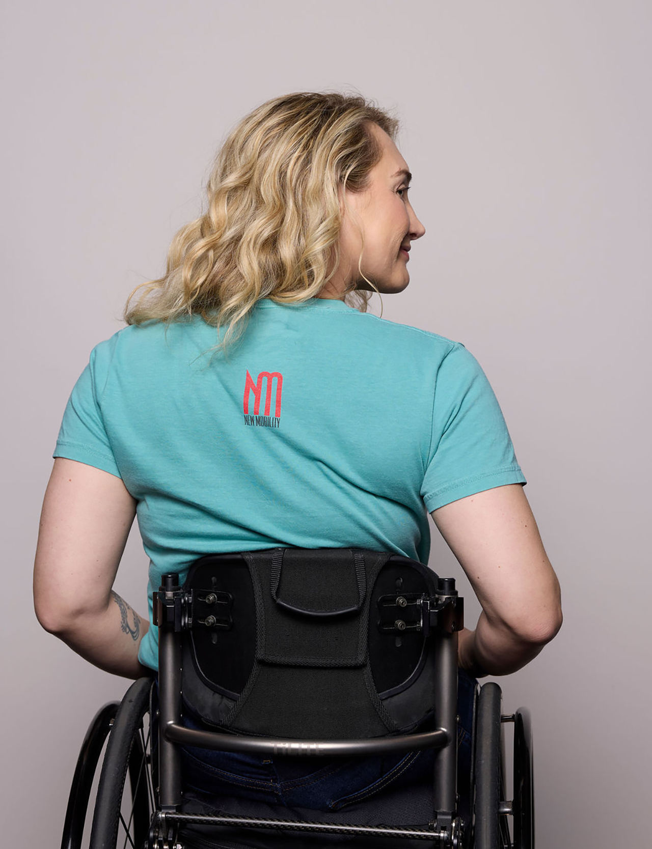 Unisex T-Shirt - For Thinking Wheelchair Users - Supports New Mobility product thumbnail image Unisex T-Shirt - For Thinking Wheelchair Users - Supports New Mobility product thumbnail image