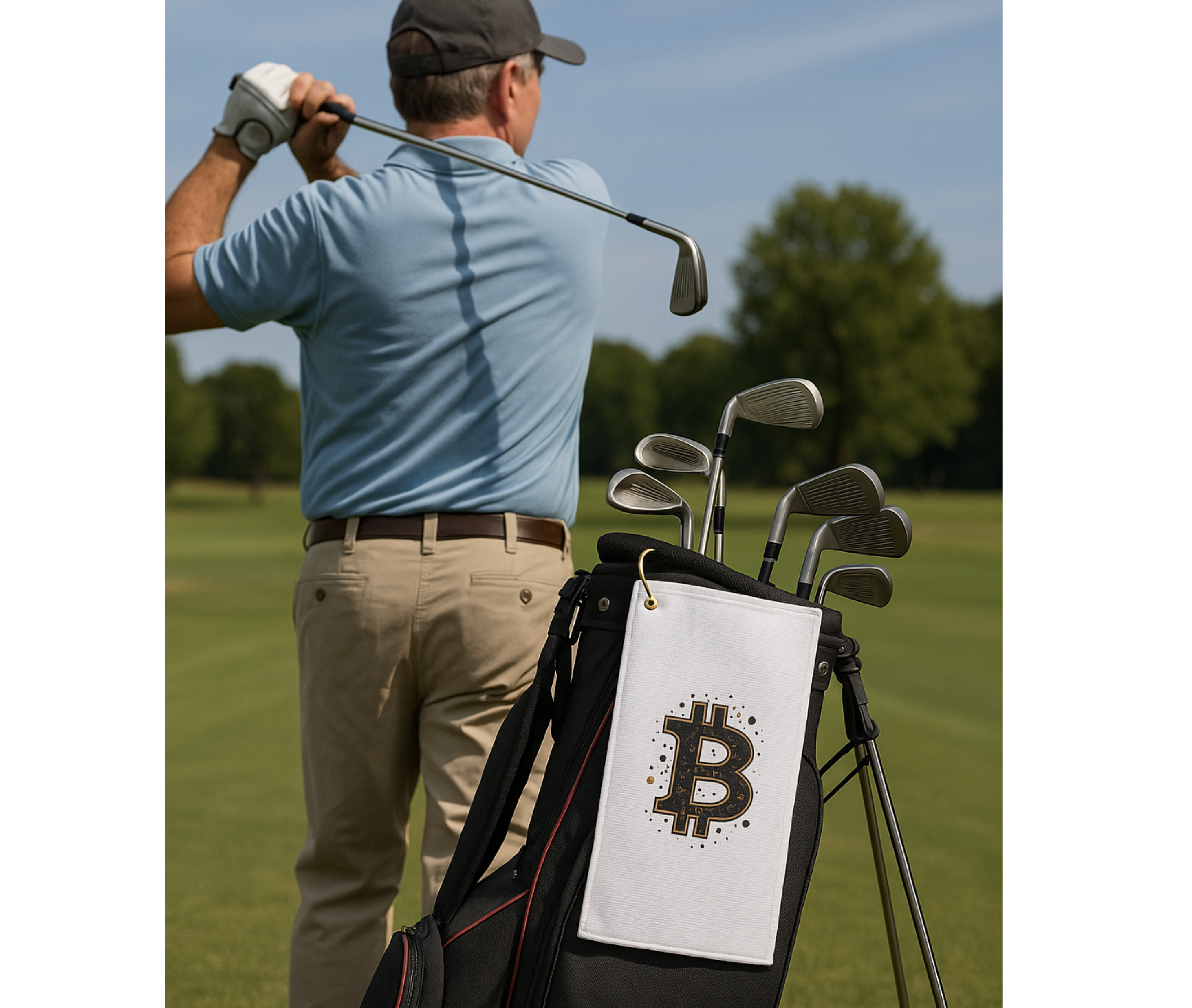 Bitcoin Golf Towels, Cryptocurrency Golf Towels, Golf Accessories, Gift [...]
